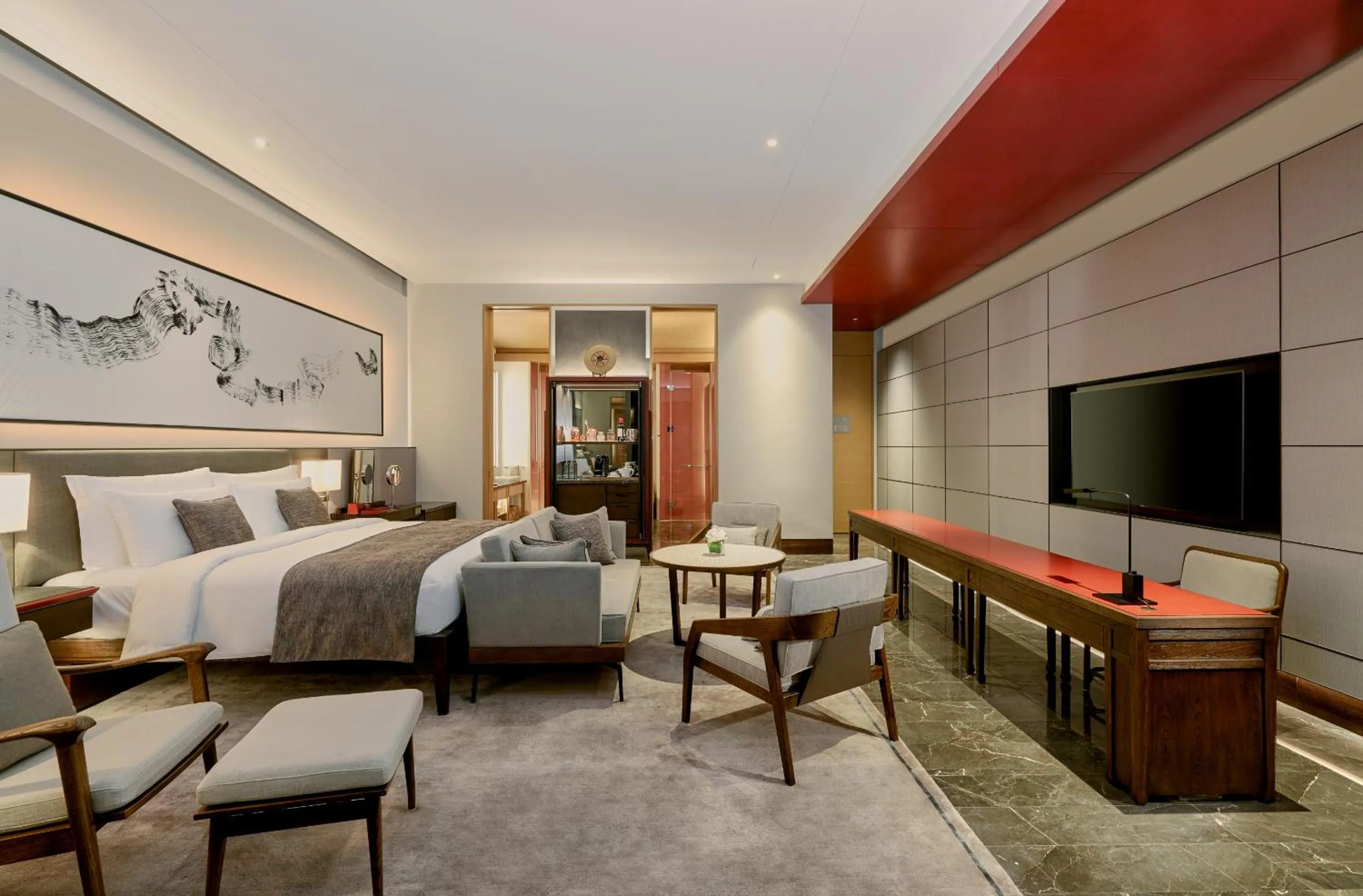 Bed in Capella Tufu Bay, Hainan