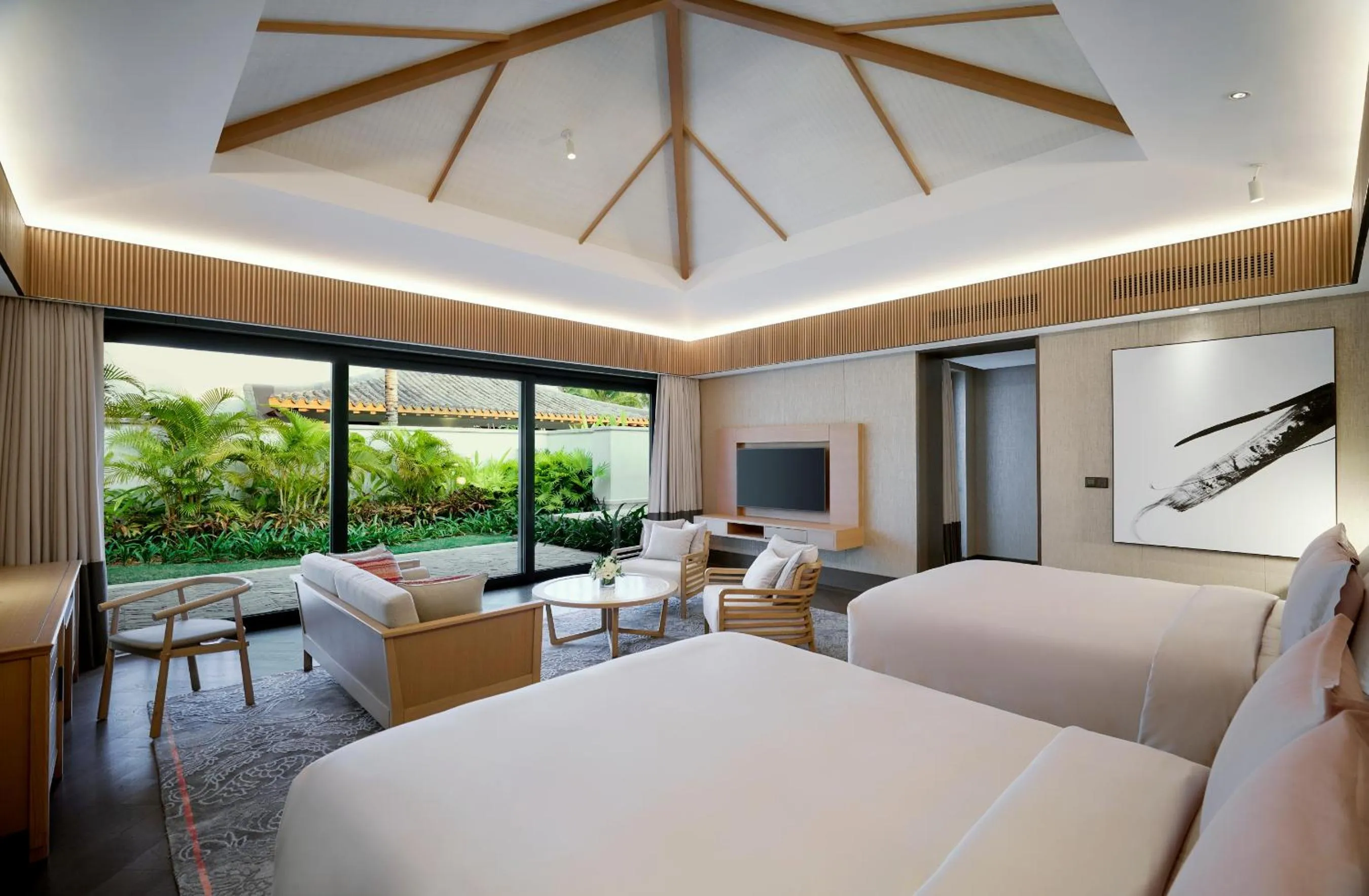 Bed in Capella Tufu Bay, Hainan