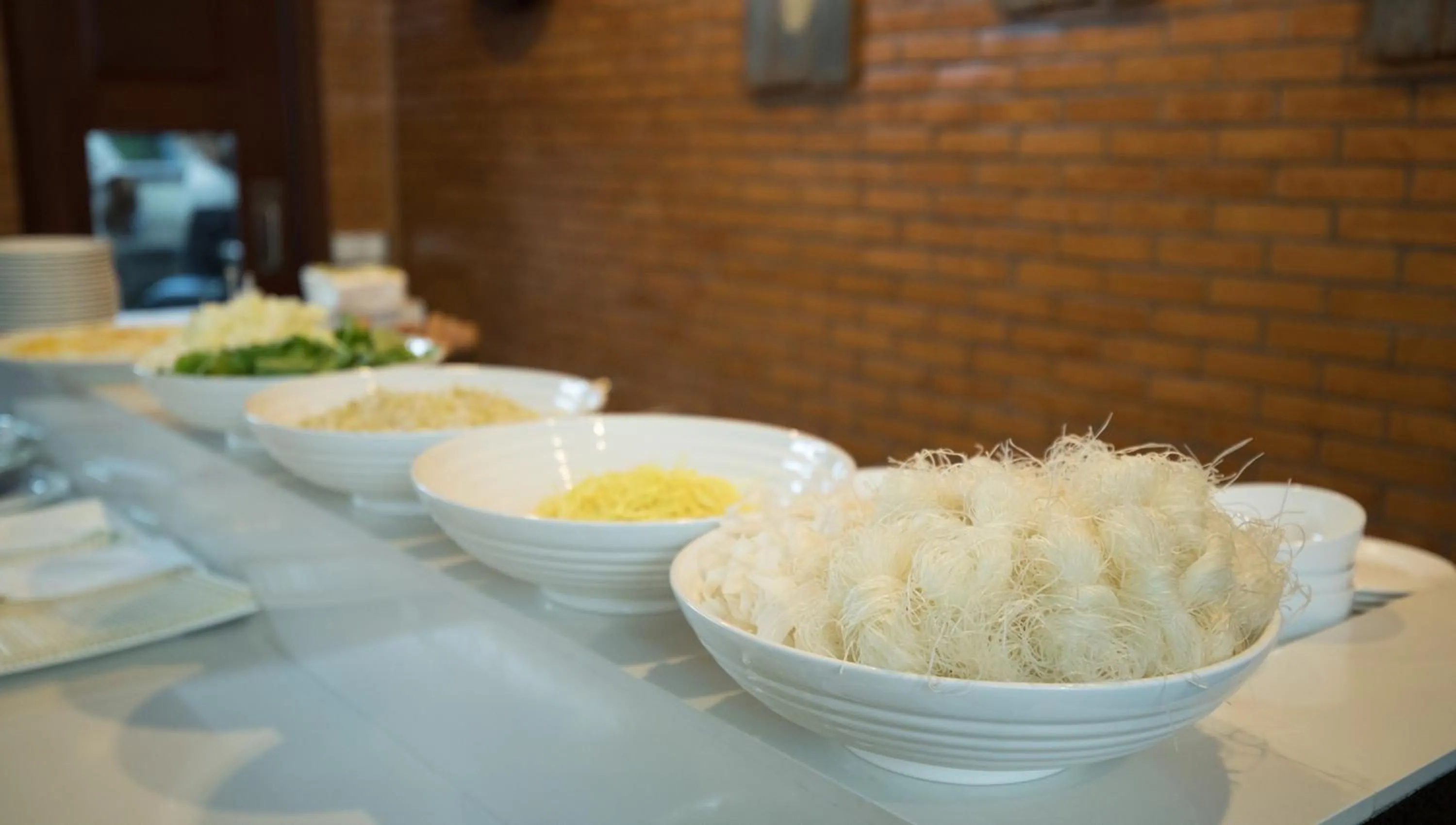 Buffet breakfast in Hotel De La Renaissance