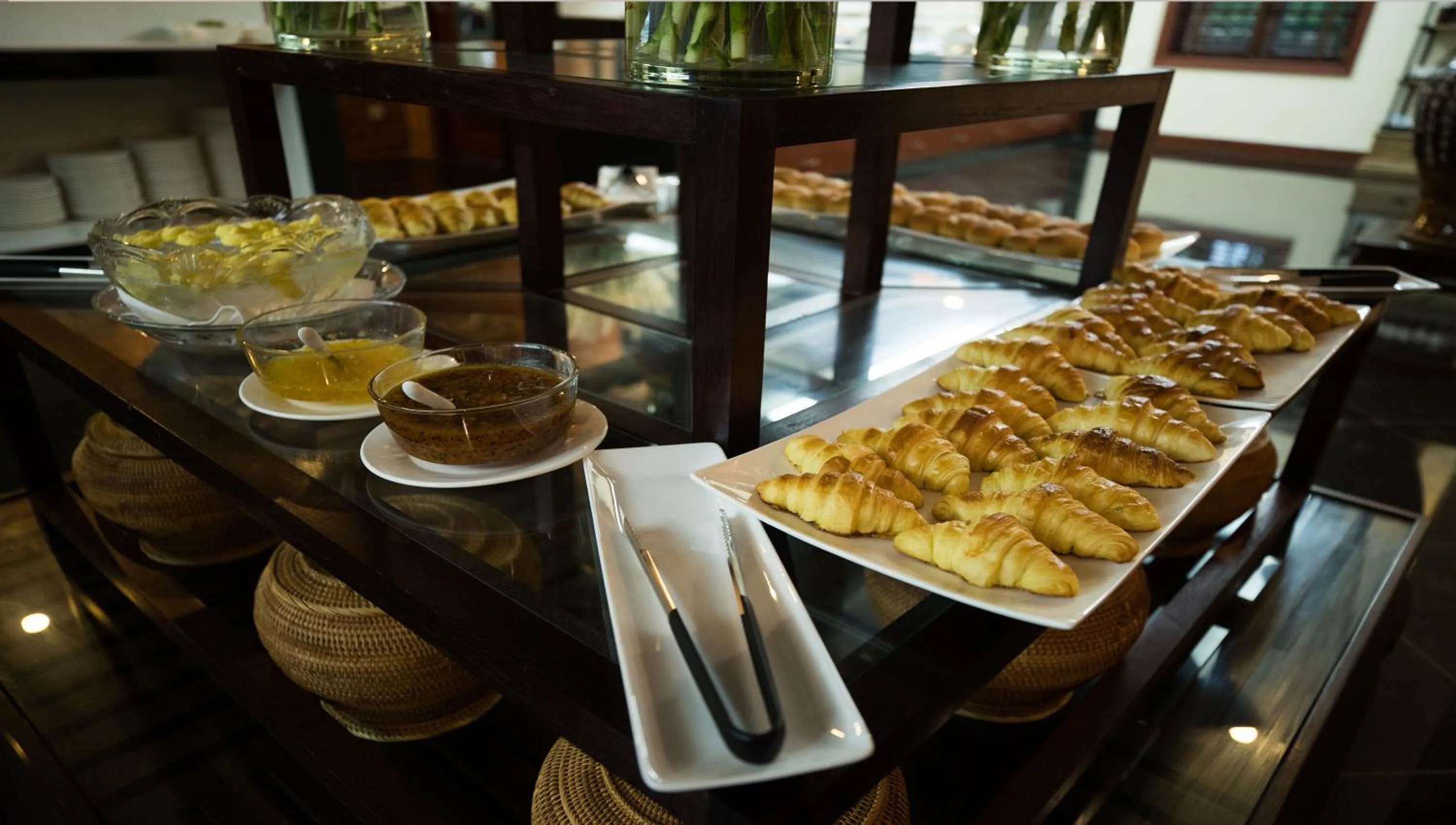 Buffet breakfast in Hotel De La Renaissance