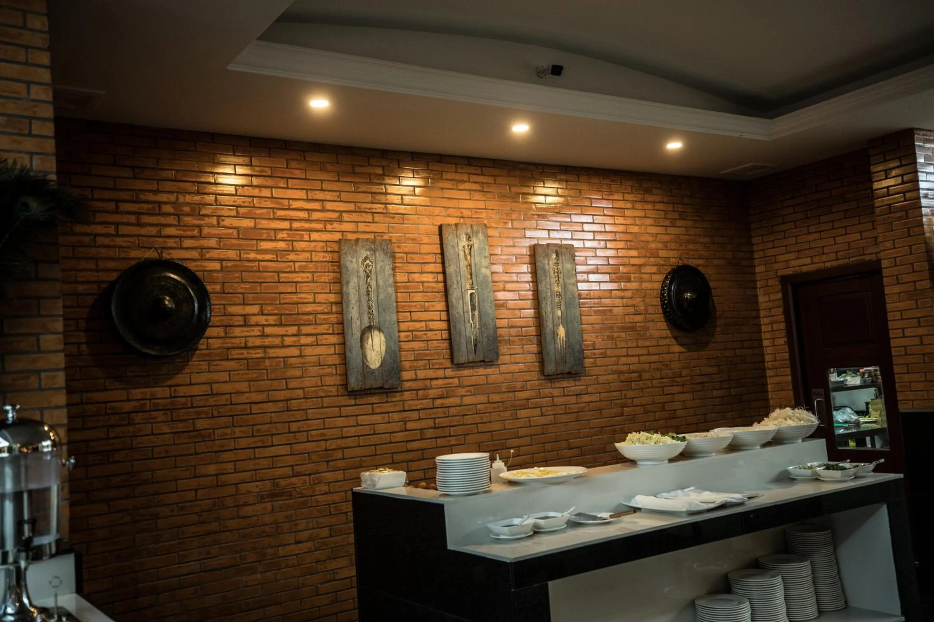 Asian breakfast in Hotel De La Renaissance