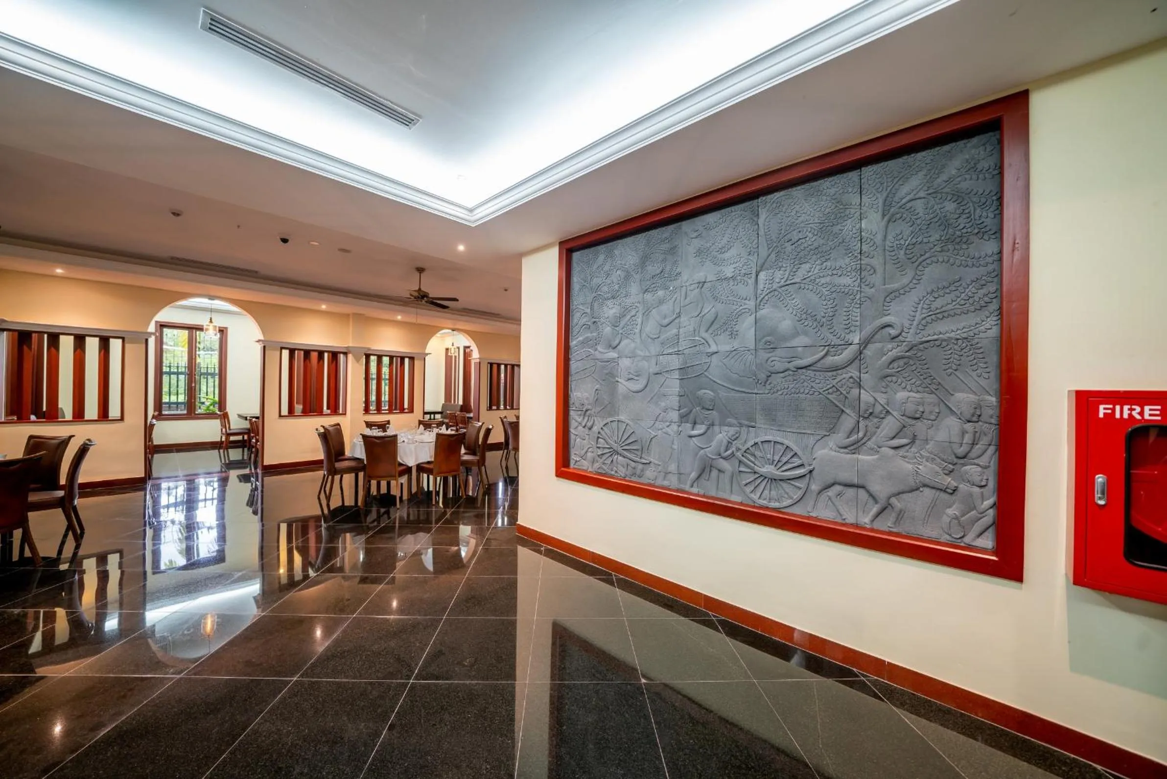 Seating area in Hotel De La Renaissance