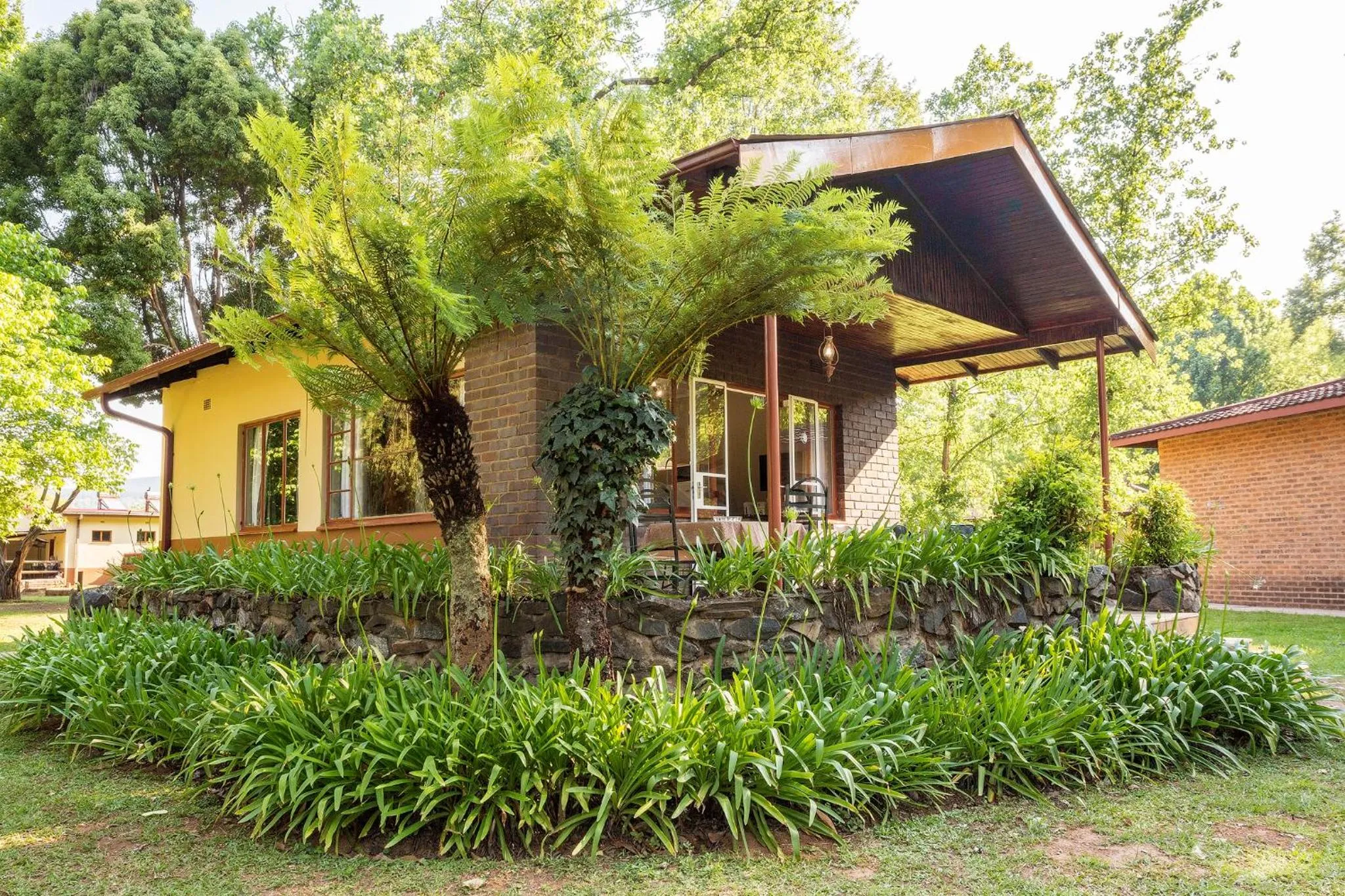 Garden view in Merry Pebbles Resort