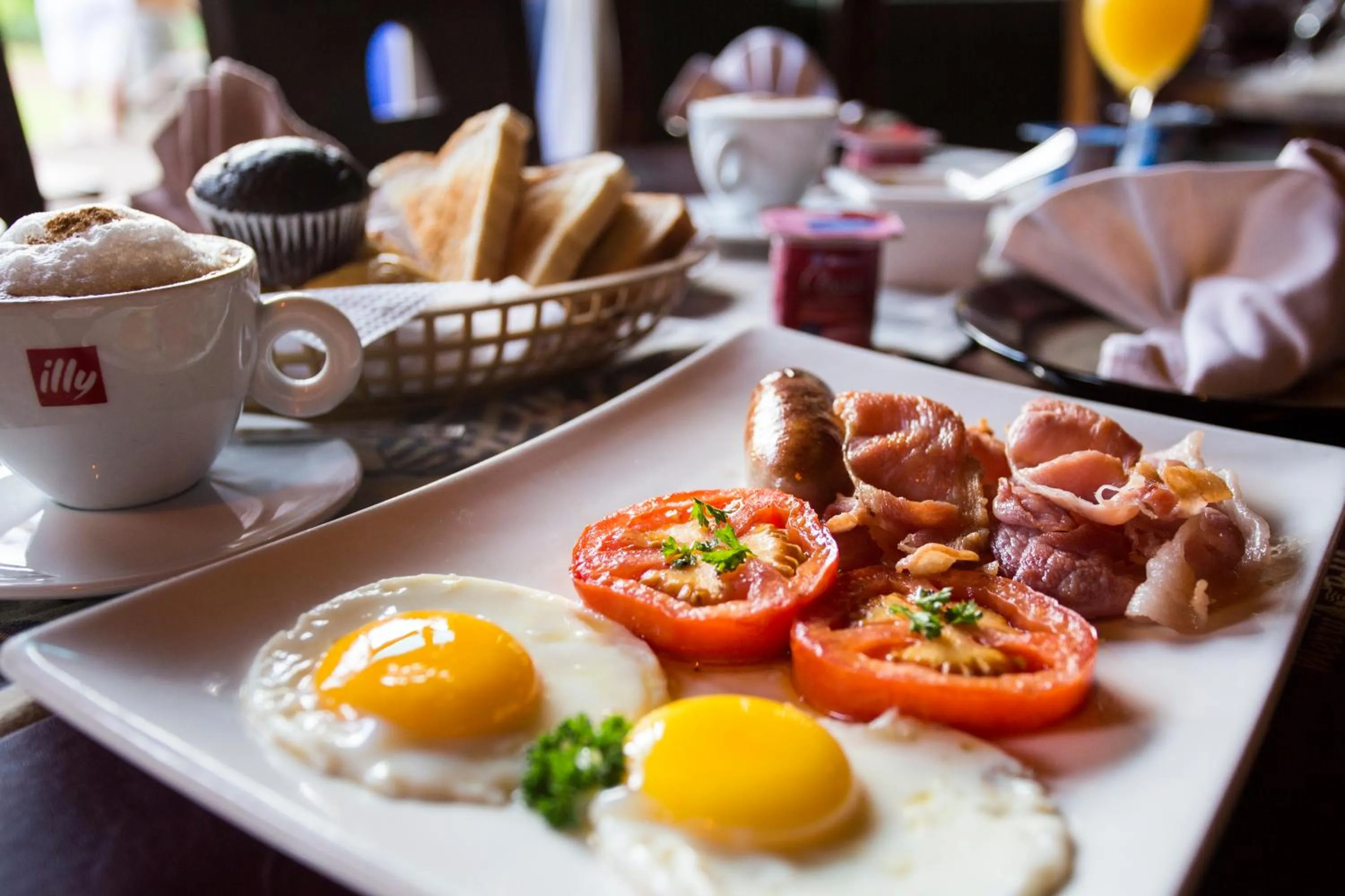 Breakfast in Merry Pebbles Resort