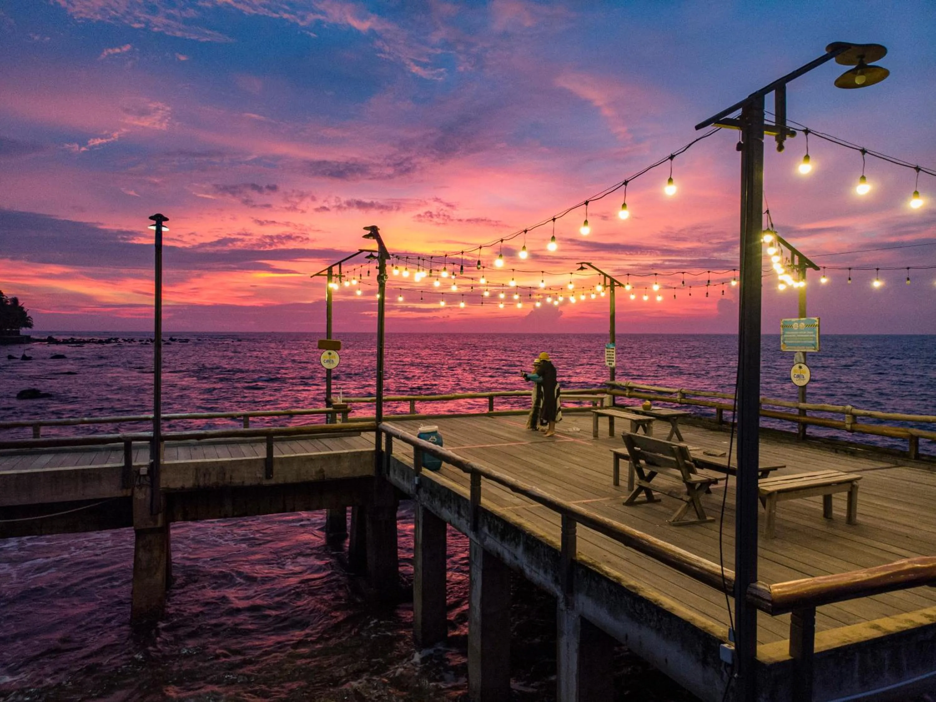 Sea view in Mutiara Carita Cottages