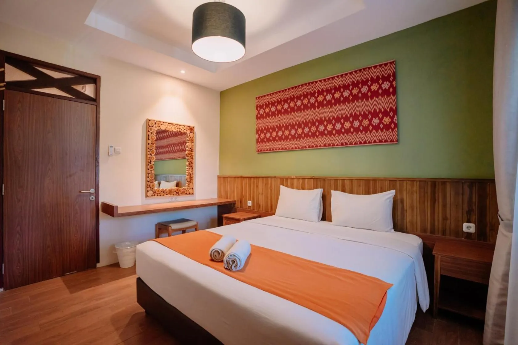 Bedroom, Bed in Mutiara Carita Cottages