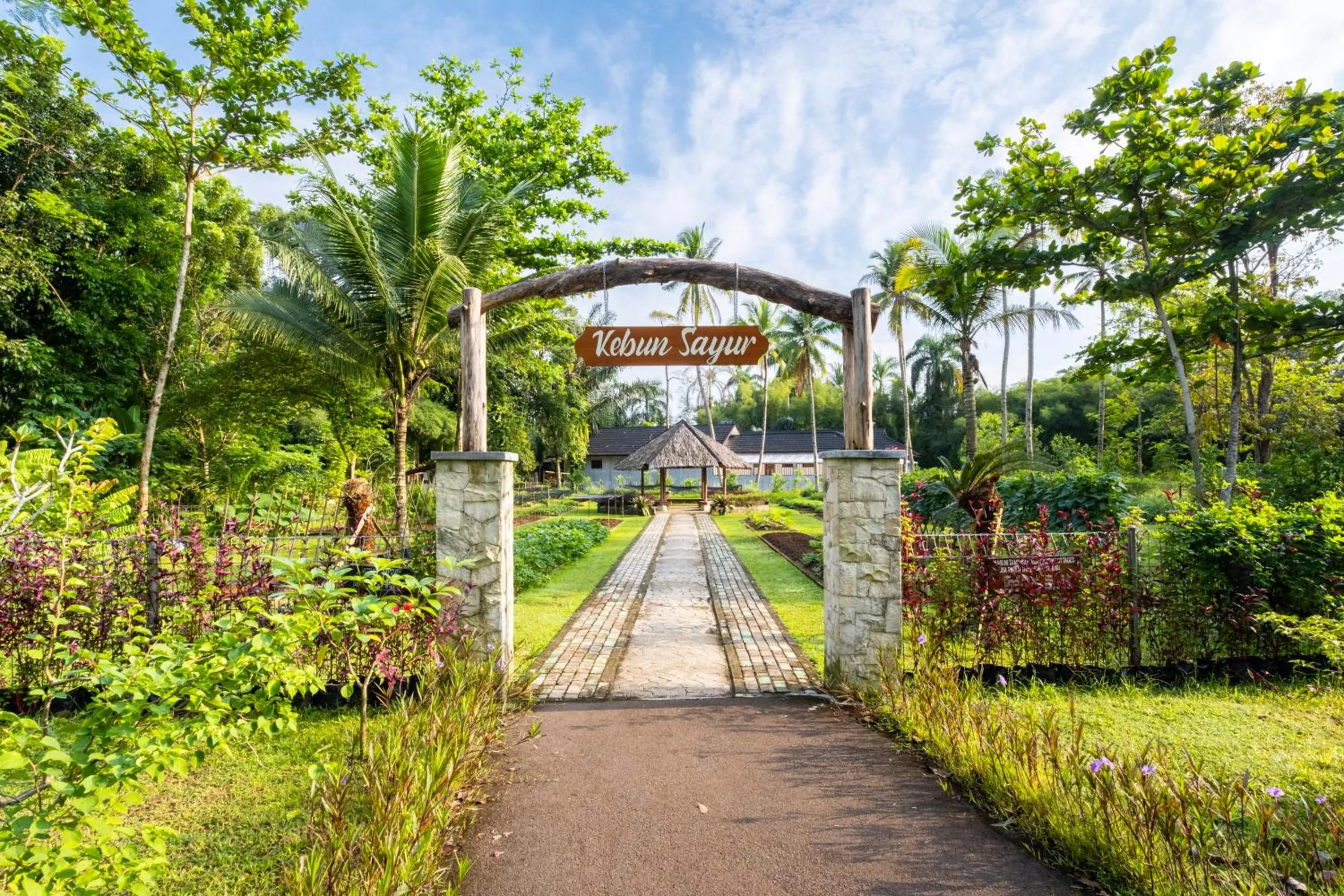Garden in Mutiara Carita Cottages