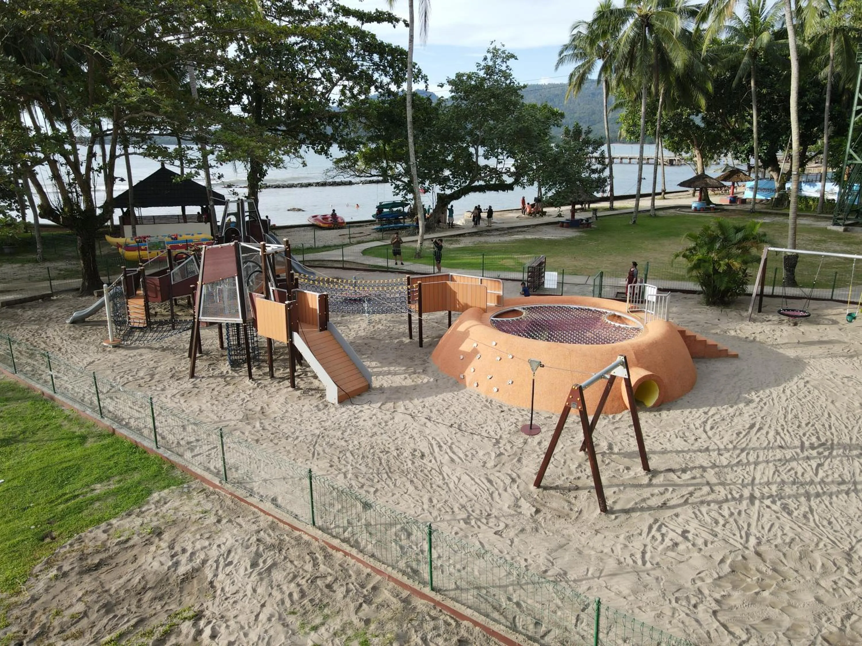 Children play ground in Mutiara Carita Cottages