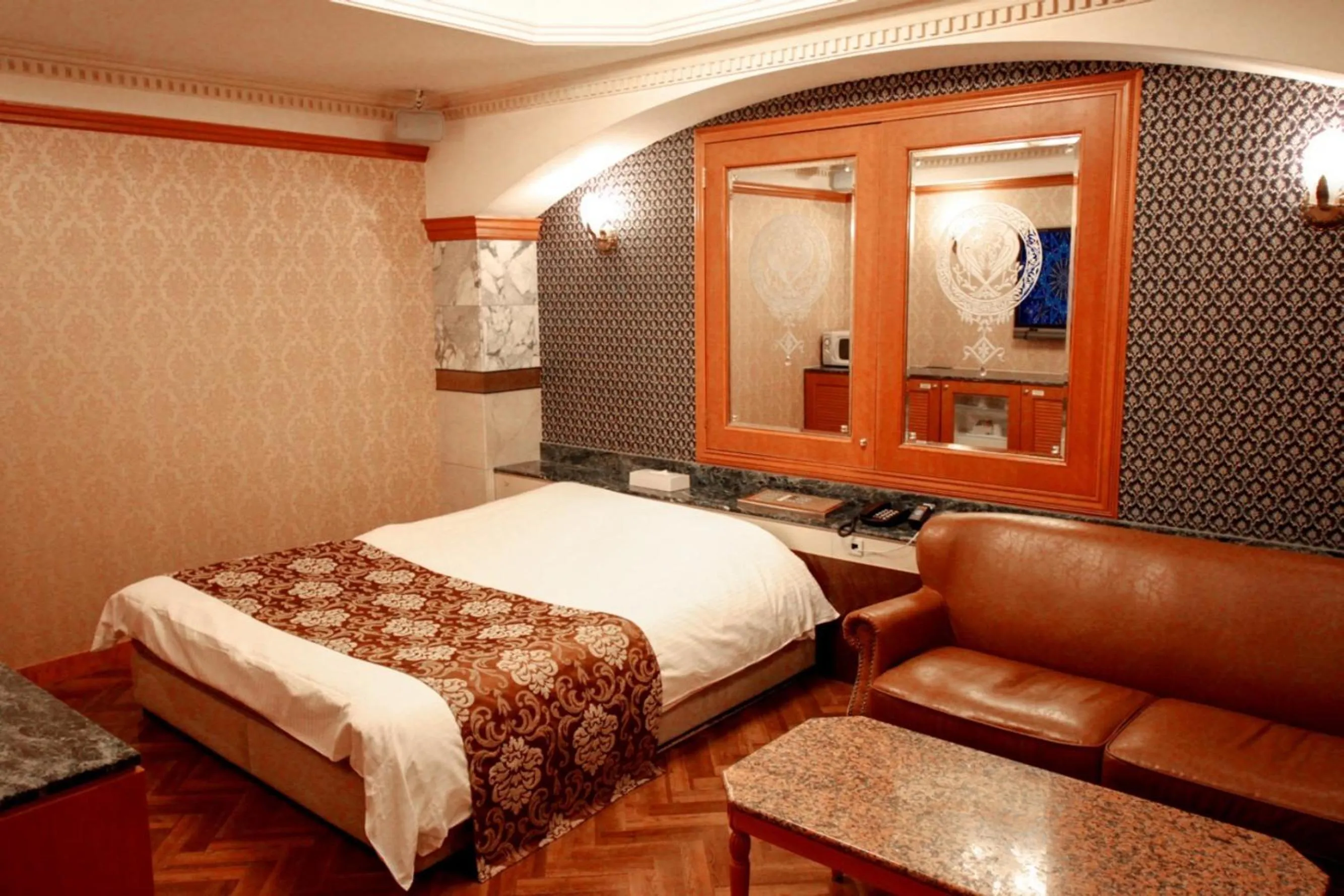 Bed in Hotel ShaSha Toyonaka (Adult Only)