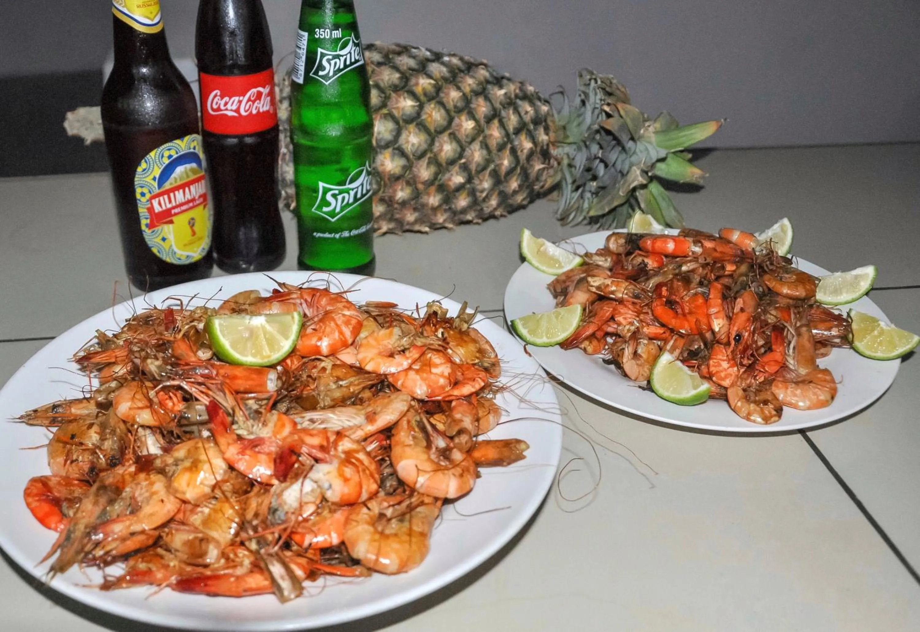 Food and drinks in Papaya Guest House Nungwi