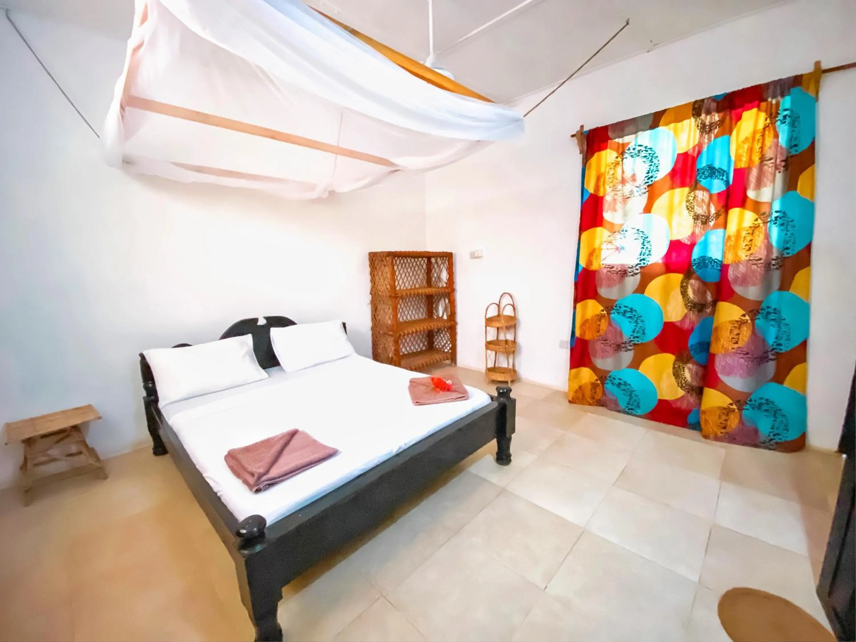 Bed in Papaya Guest House Nungwi