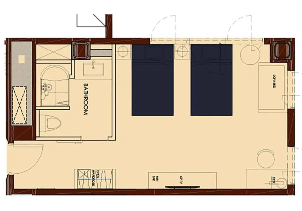 Floor plan in T Hotel Ryuoo