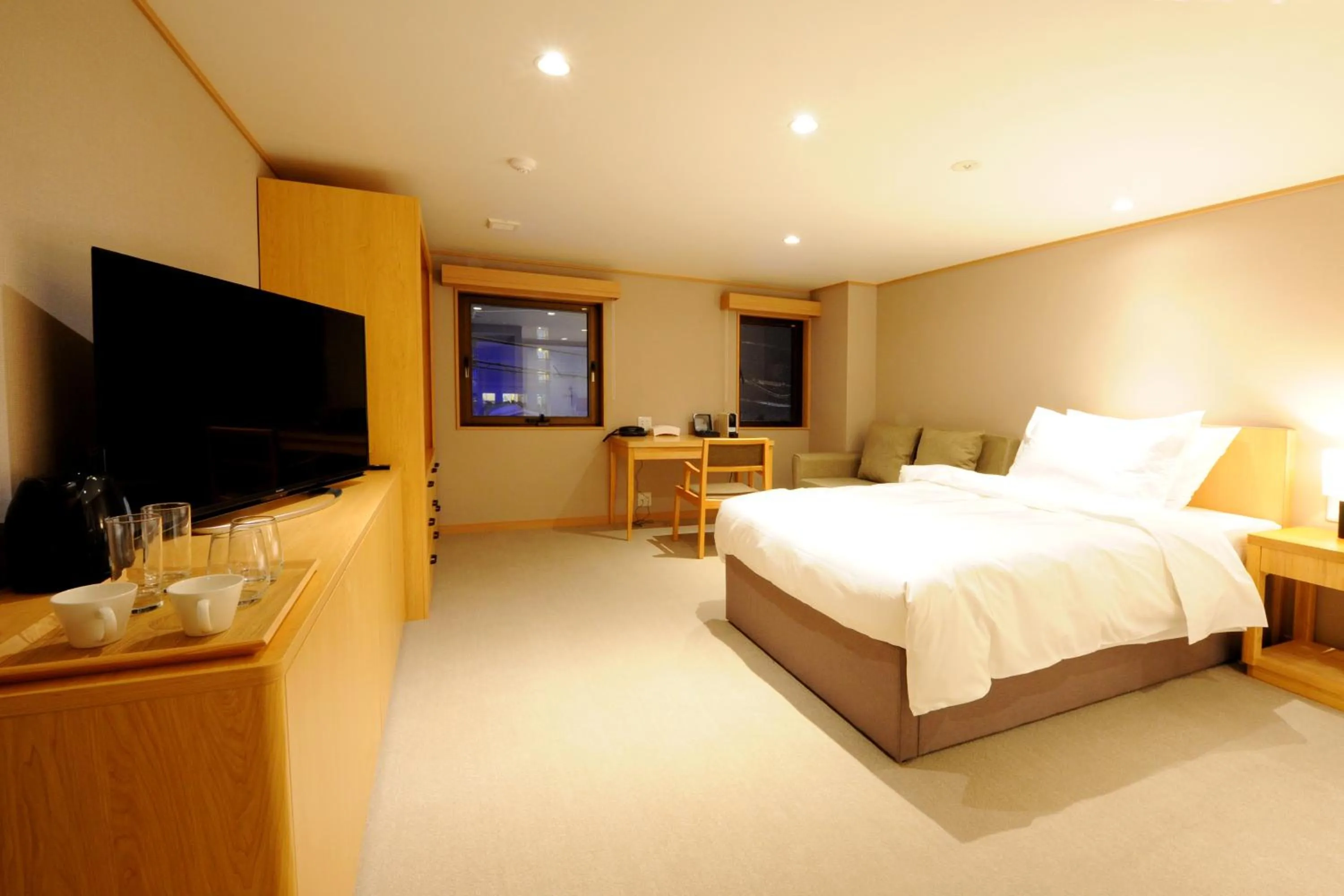 Photo of the whole room, Bed in T Hotel Ryuoo