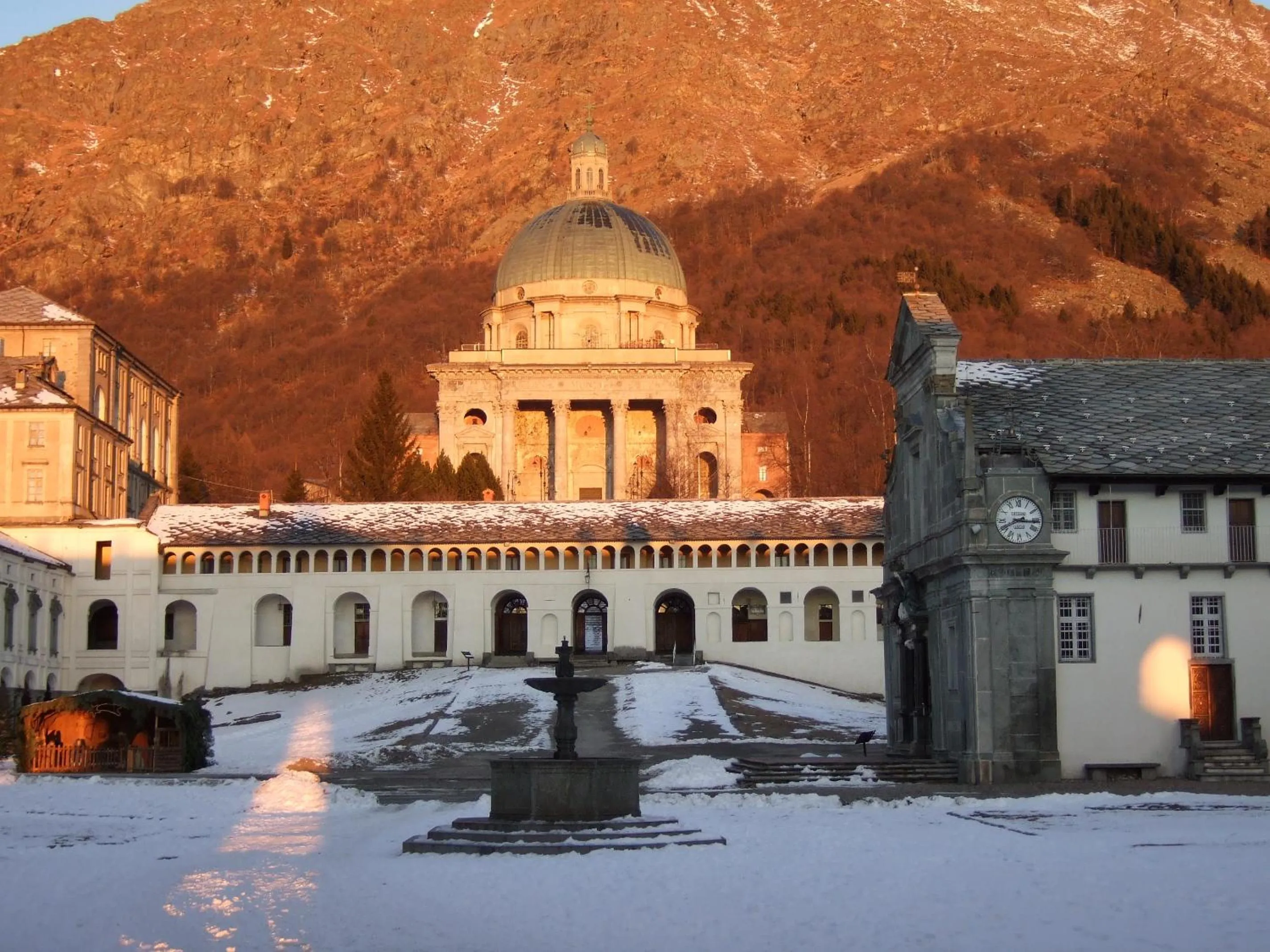 Winter in Santuario di Oropa