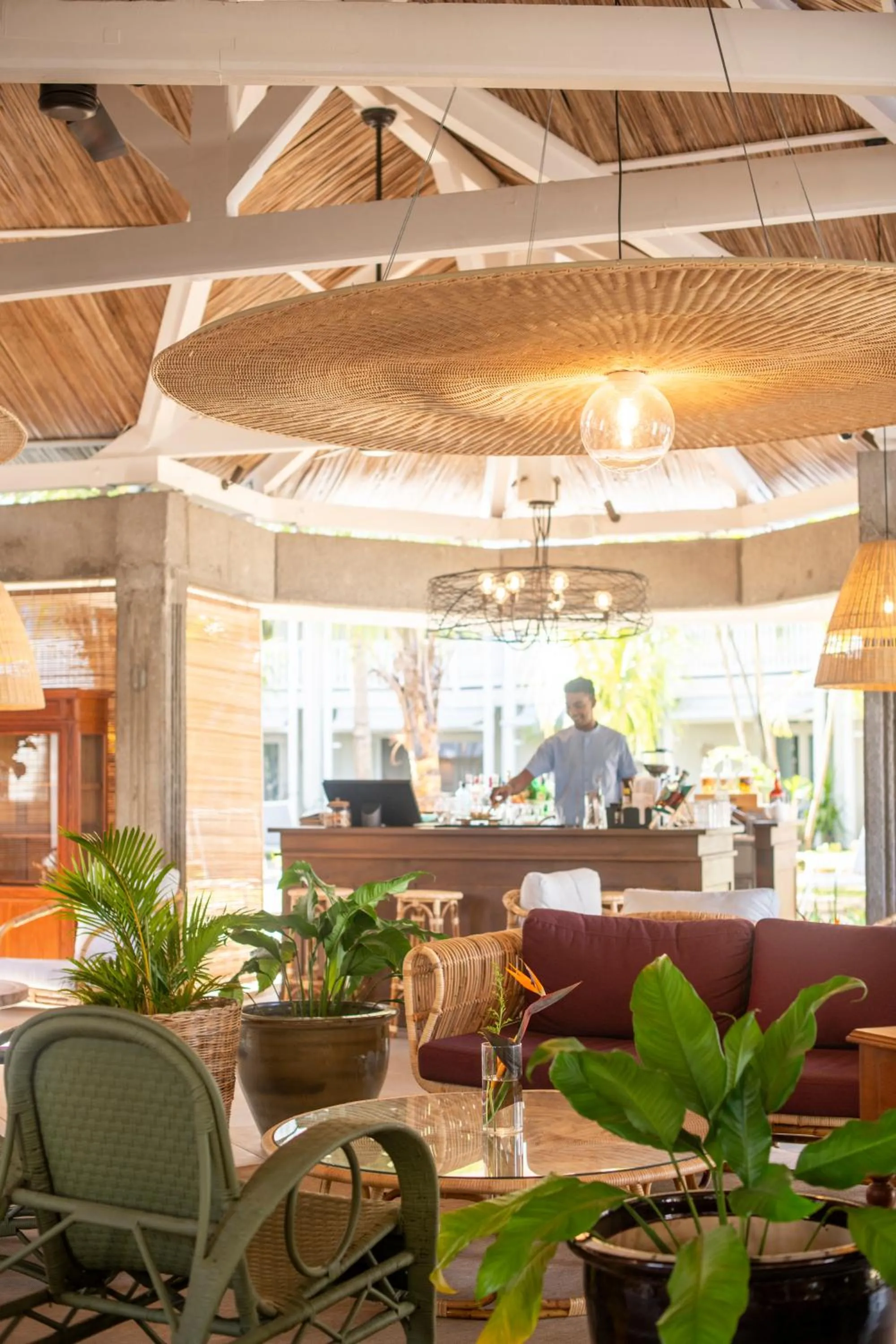 Lounge or bar in Veranda Grand Baie Hotel & Spa