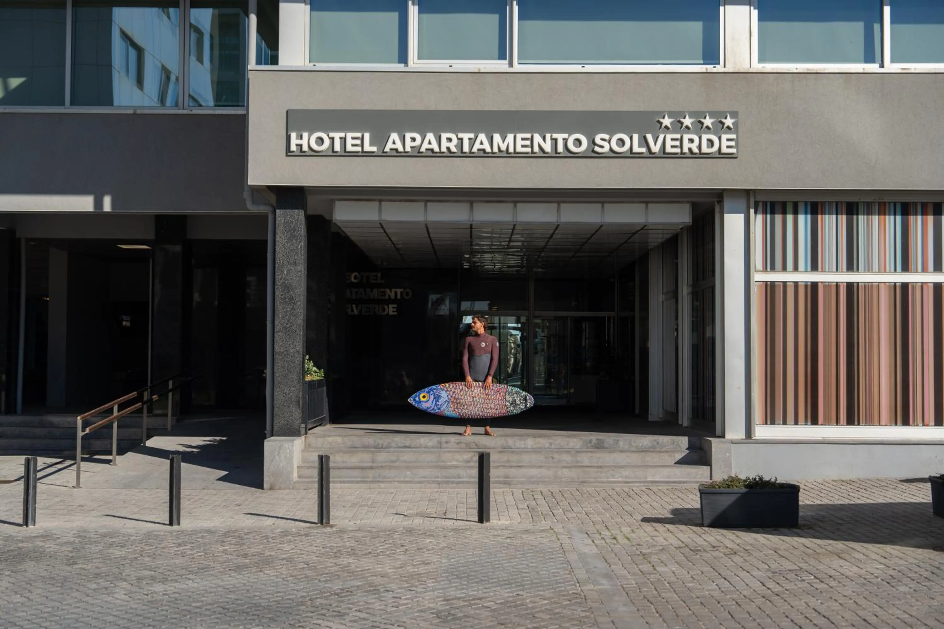 Facade/entrance in Hotel Apartamento Solverde