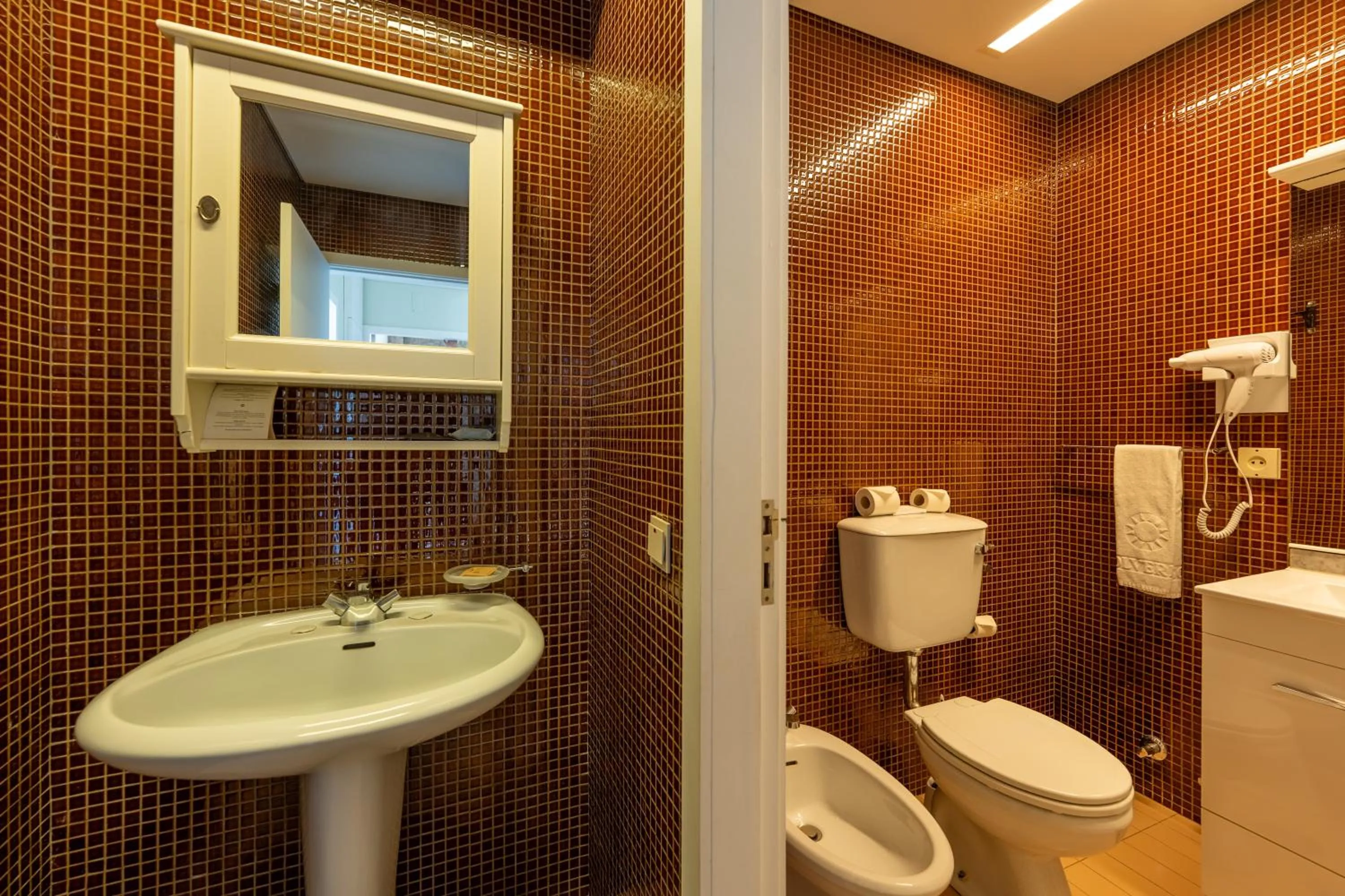 Bathroom in Hotel Apartamento Solverde