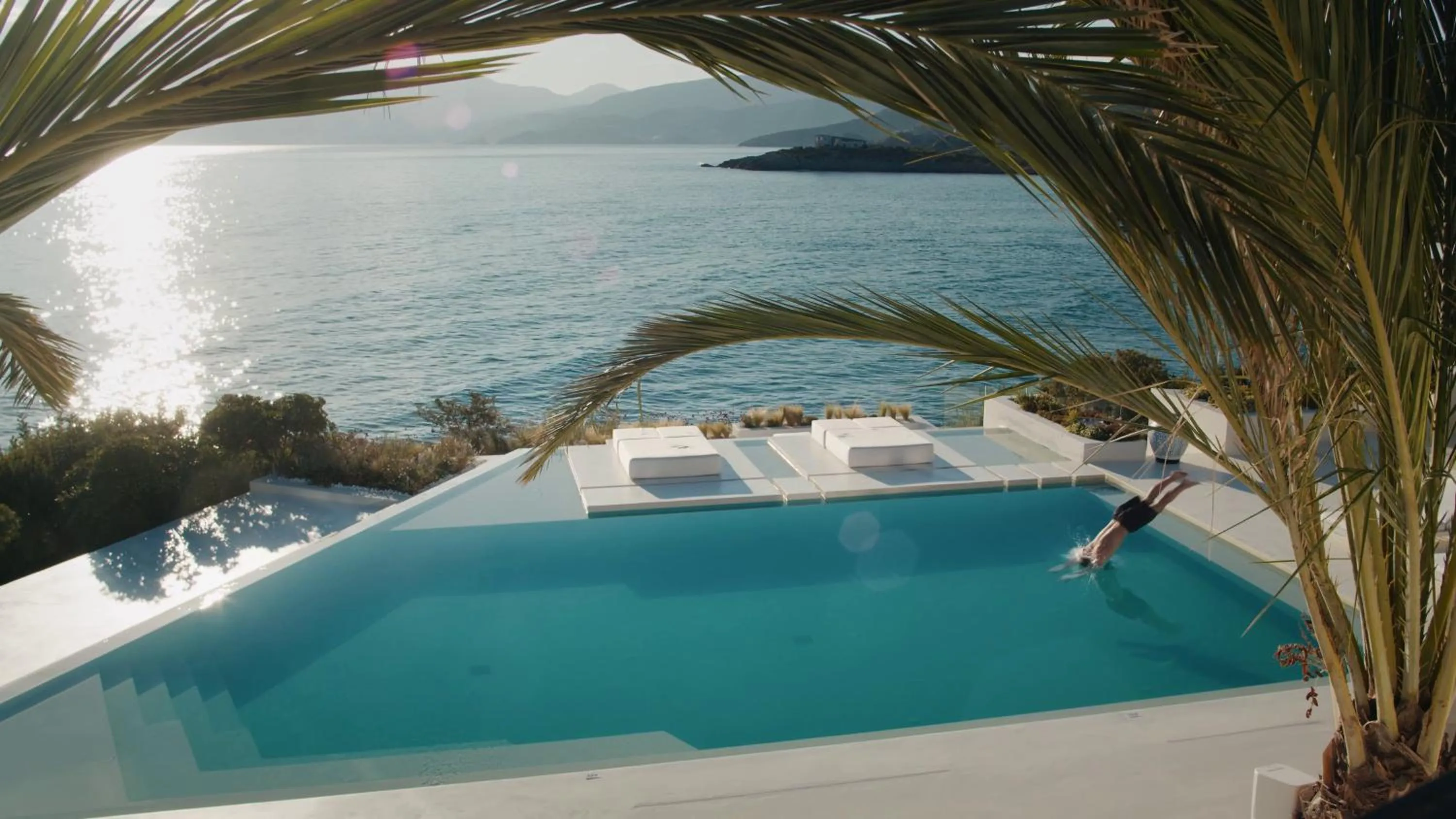 Swimming pool in The Island Concept Luxury Boutique Hotel Heated Pool