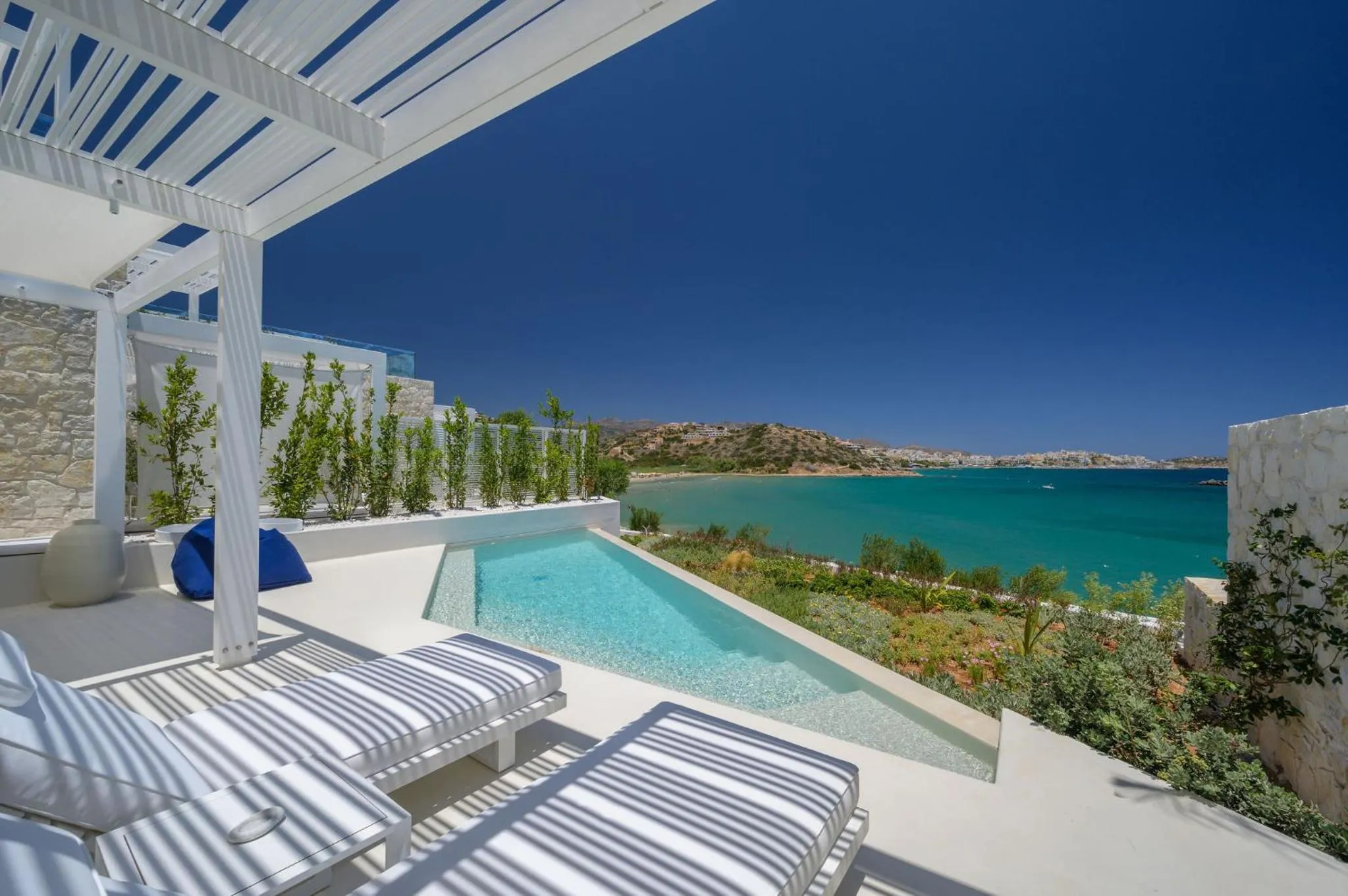 Sea view in The Island Concept Luxury Boutique Hotel Heated Pool