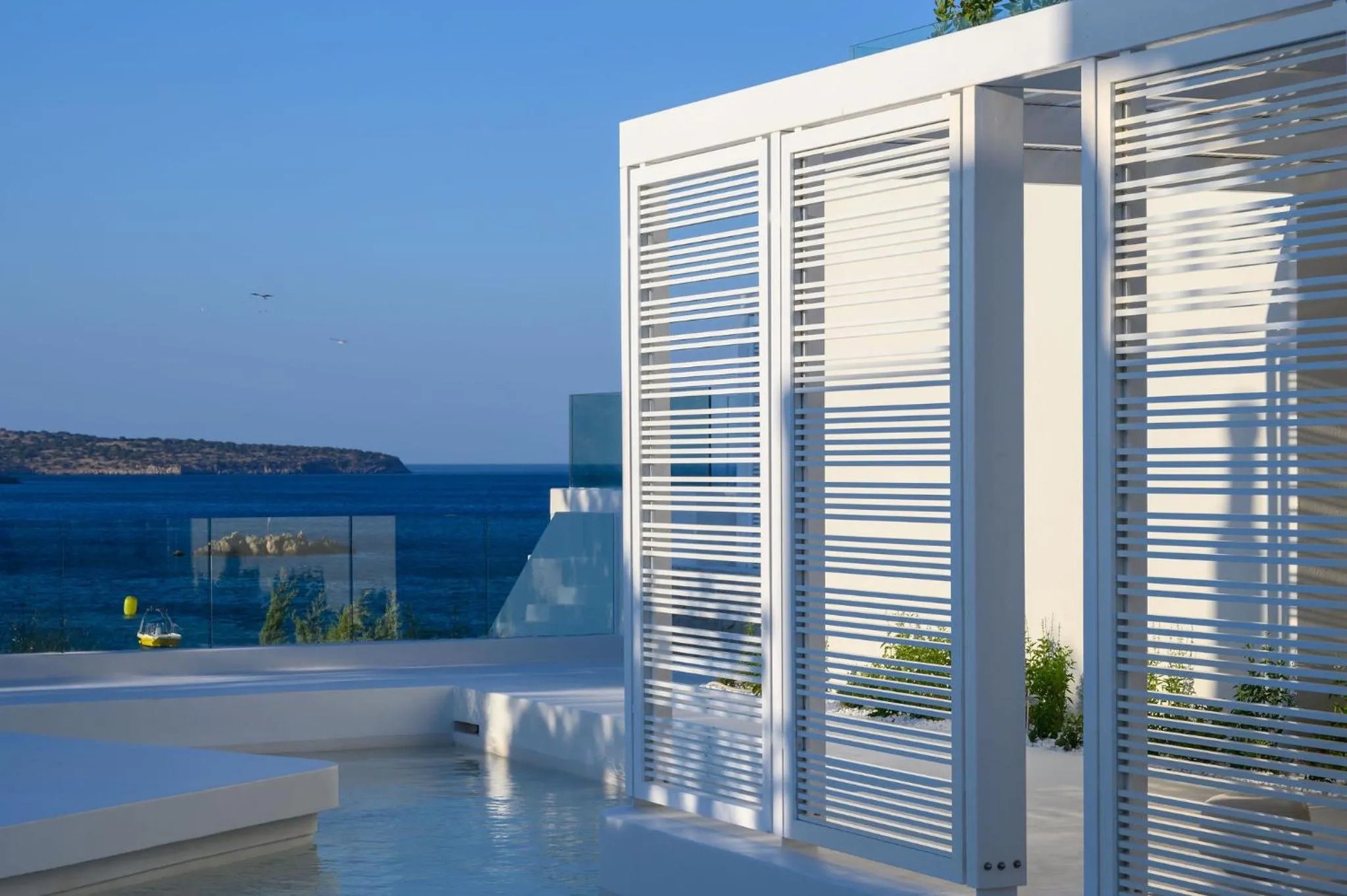 View (from property/room) in The Island Concept Luxury Boutique Hotel Heated Pool