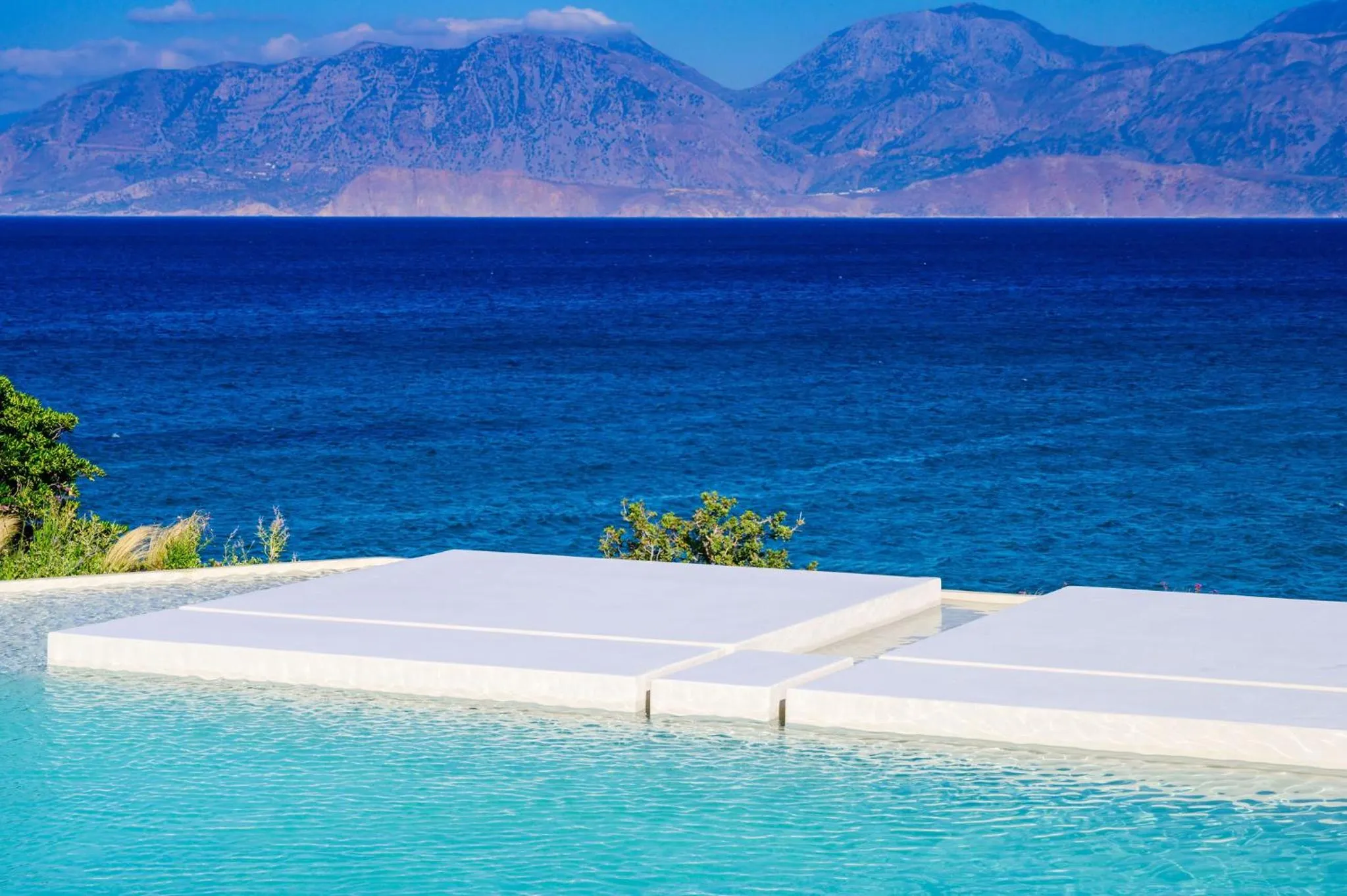 Swimming pool in The Island Concept Luxury Boutique Hotel Heated Pool