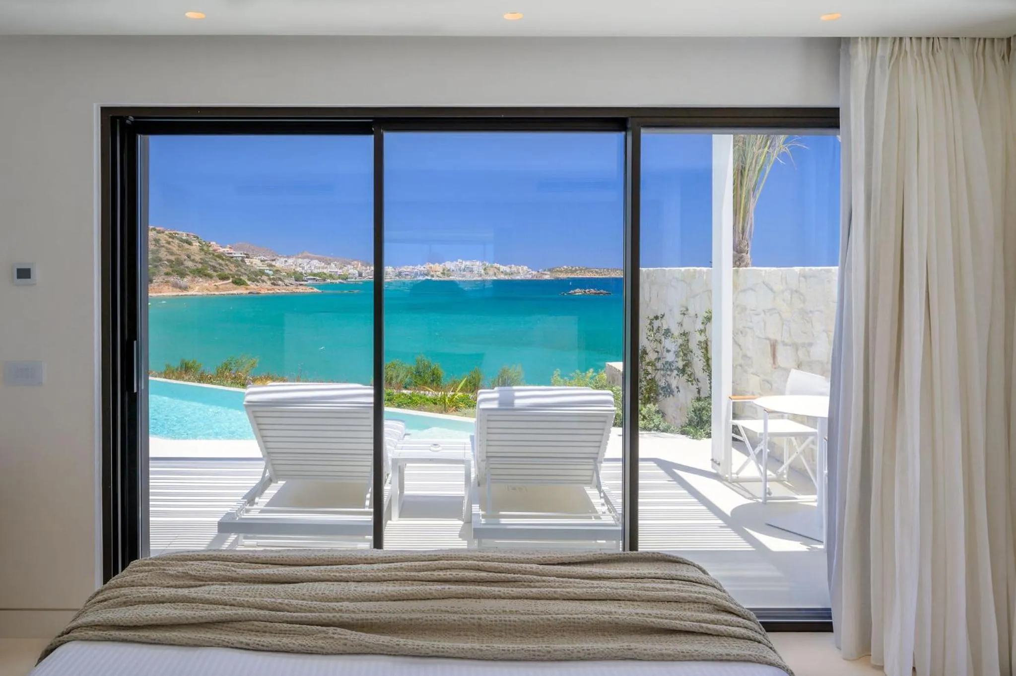 Balcony/Terrace in The Island Concept Luxury Boutique Hotel Heated Pool