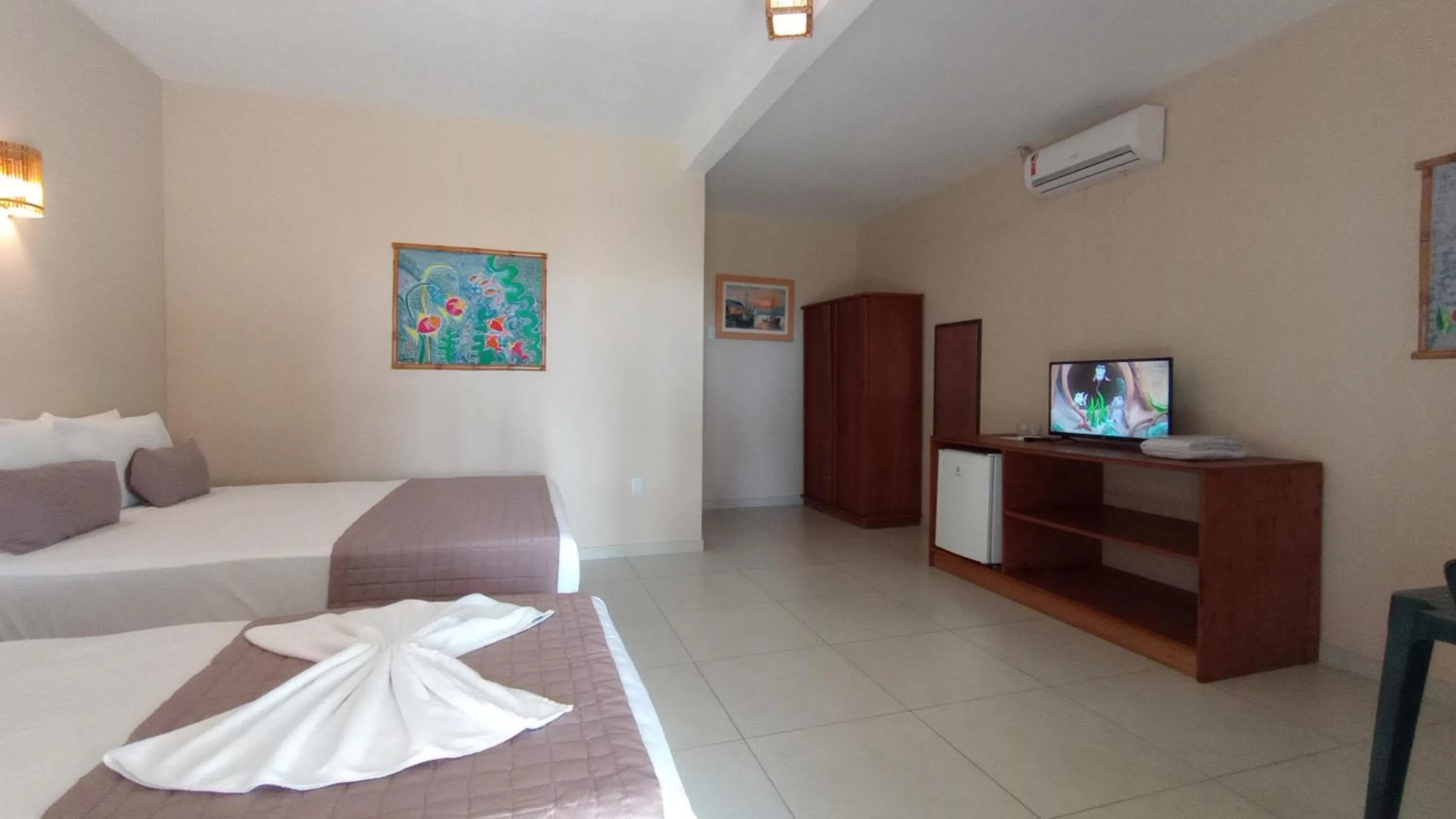 Bed in Hotel Coco Beach