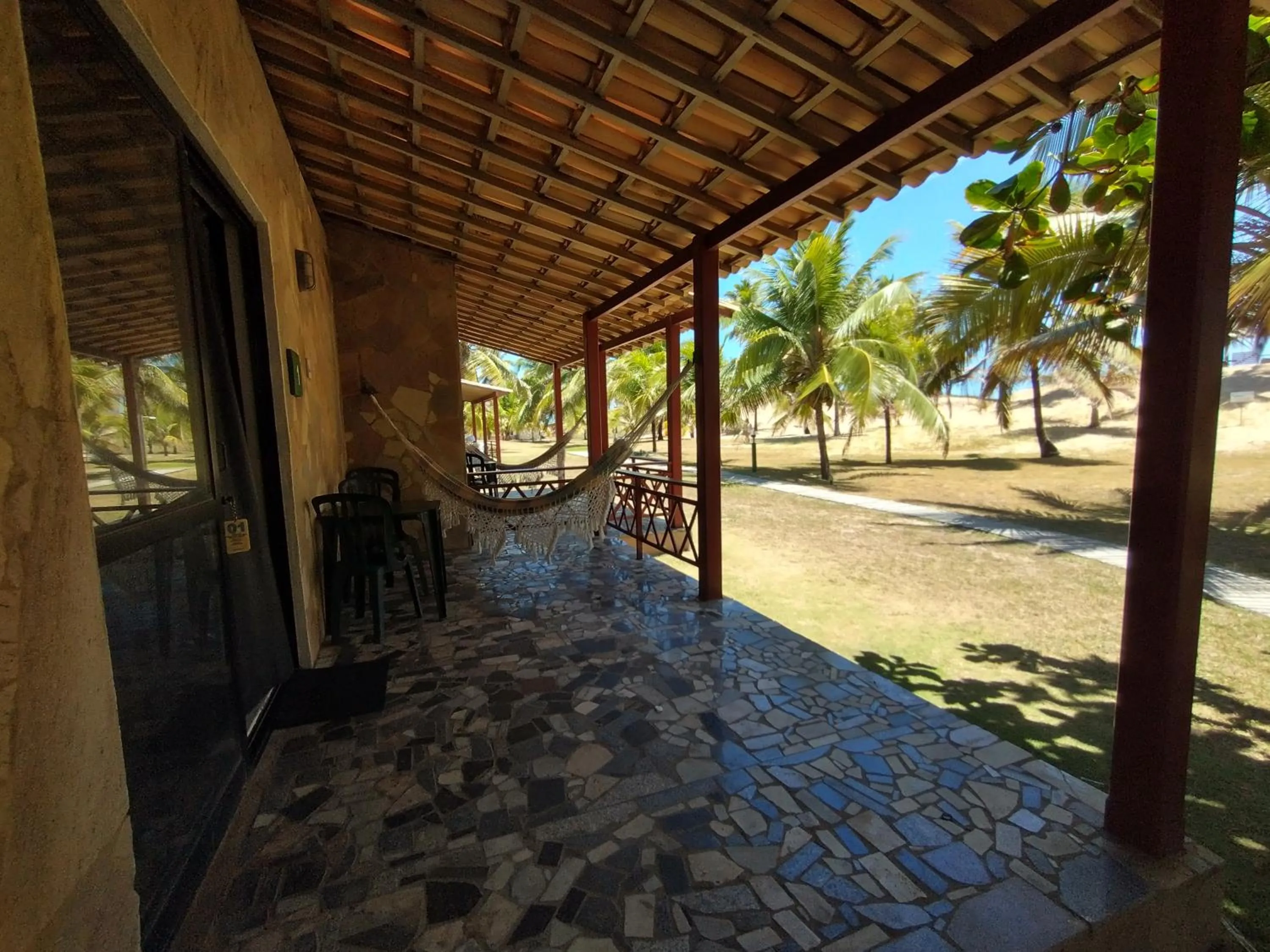 Patio in Hotel Coco Beach