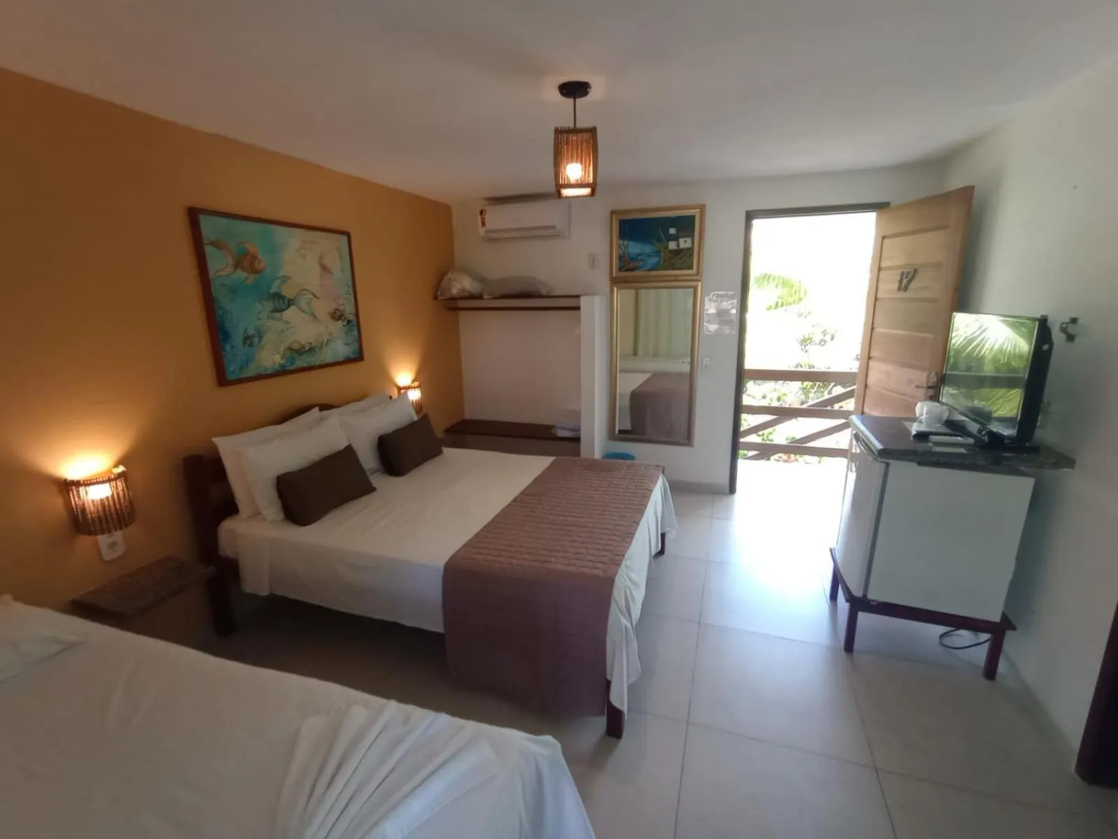 Bed in Hotel Coco Beach