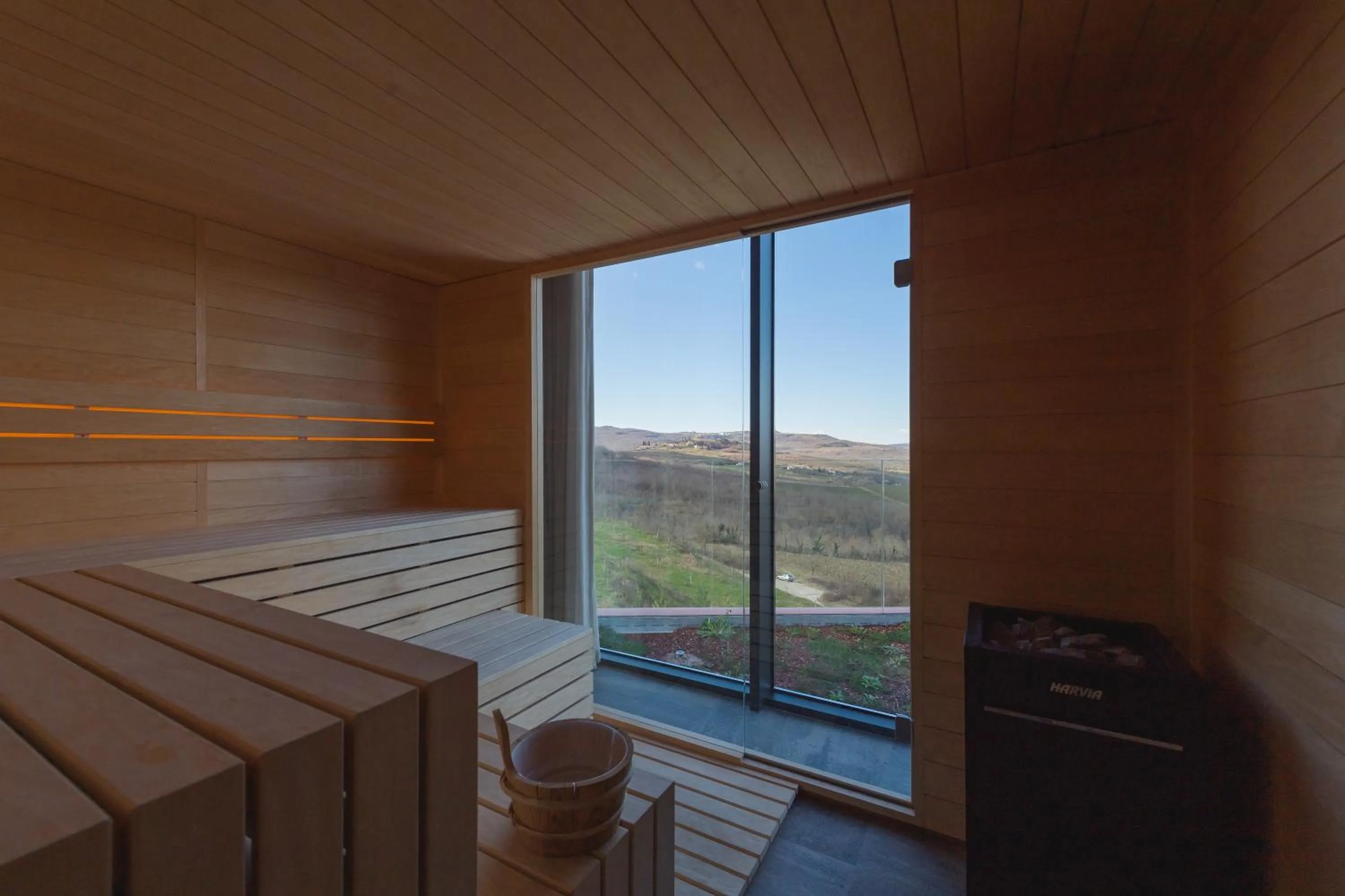 Sauna in Winery & Design hotel ROXANICH