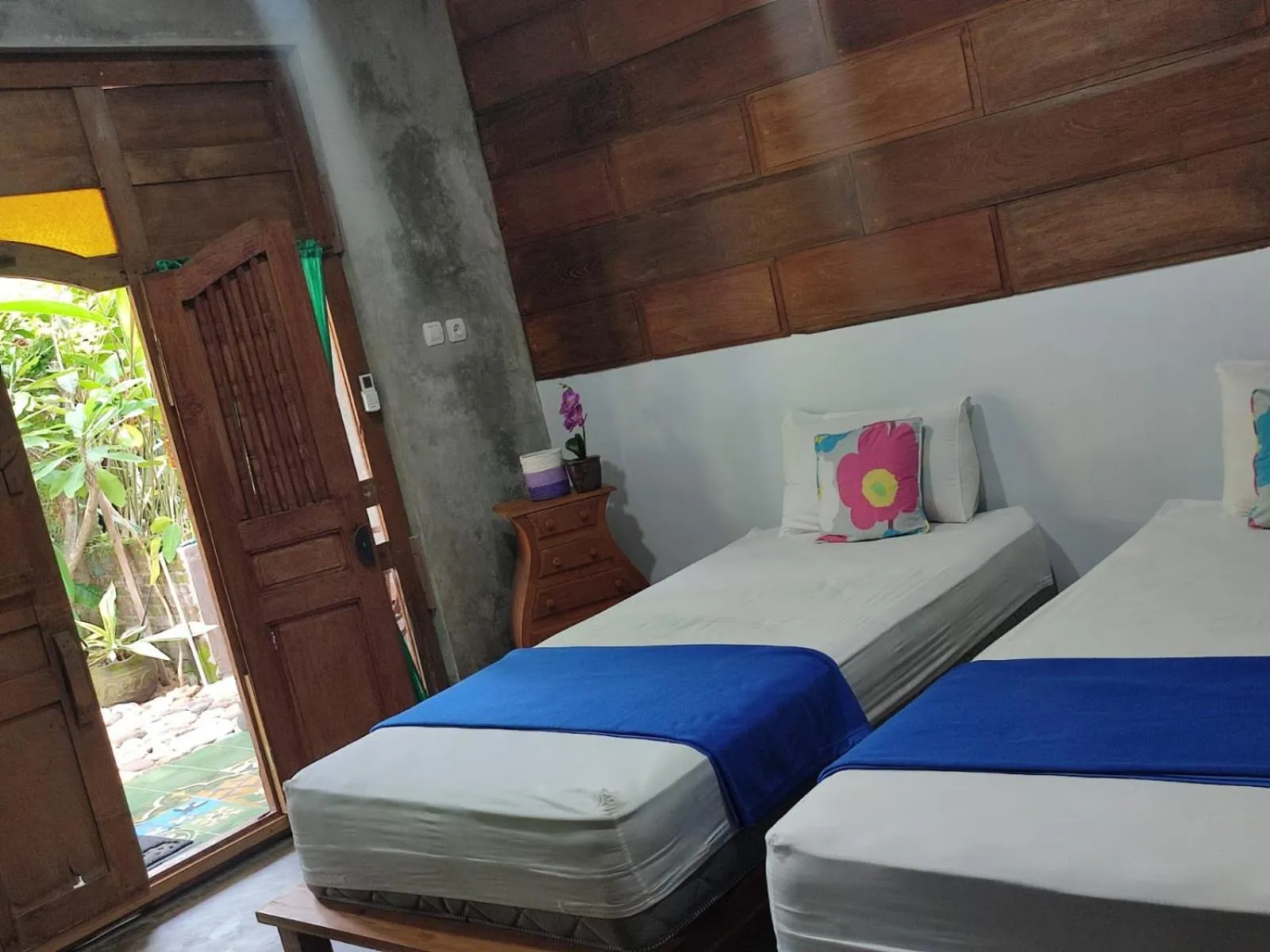 Bed in Watukarung Ristu Homestay
