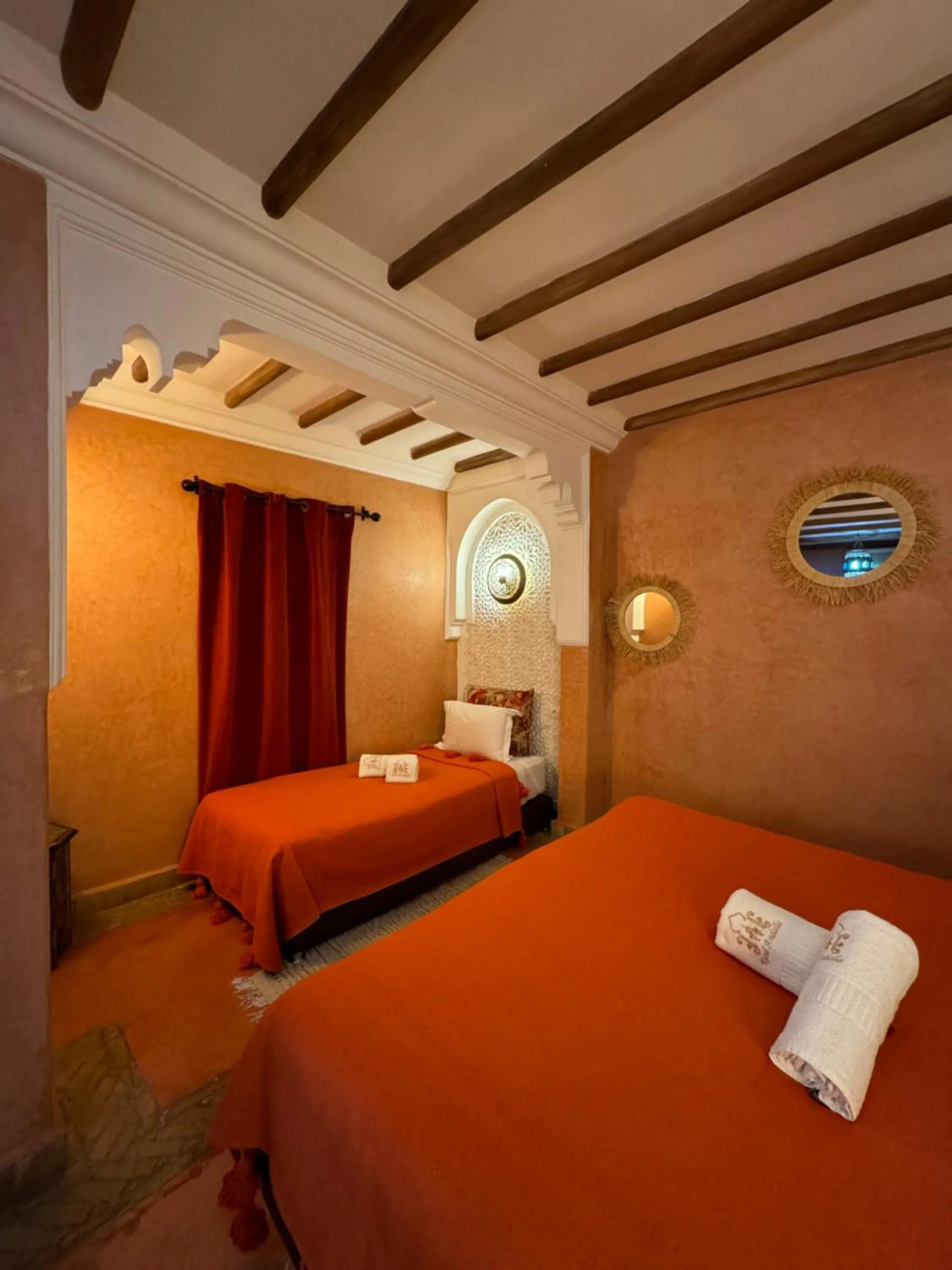 Decorative detail, Bed in Riad Andalla