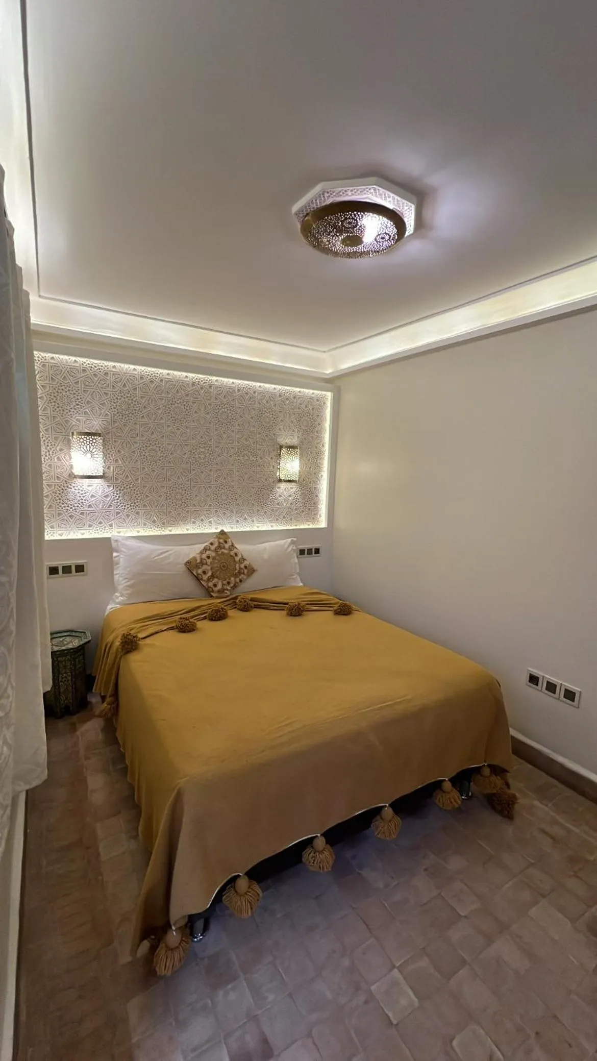 Bed in Riad Andalla