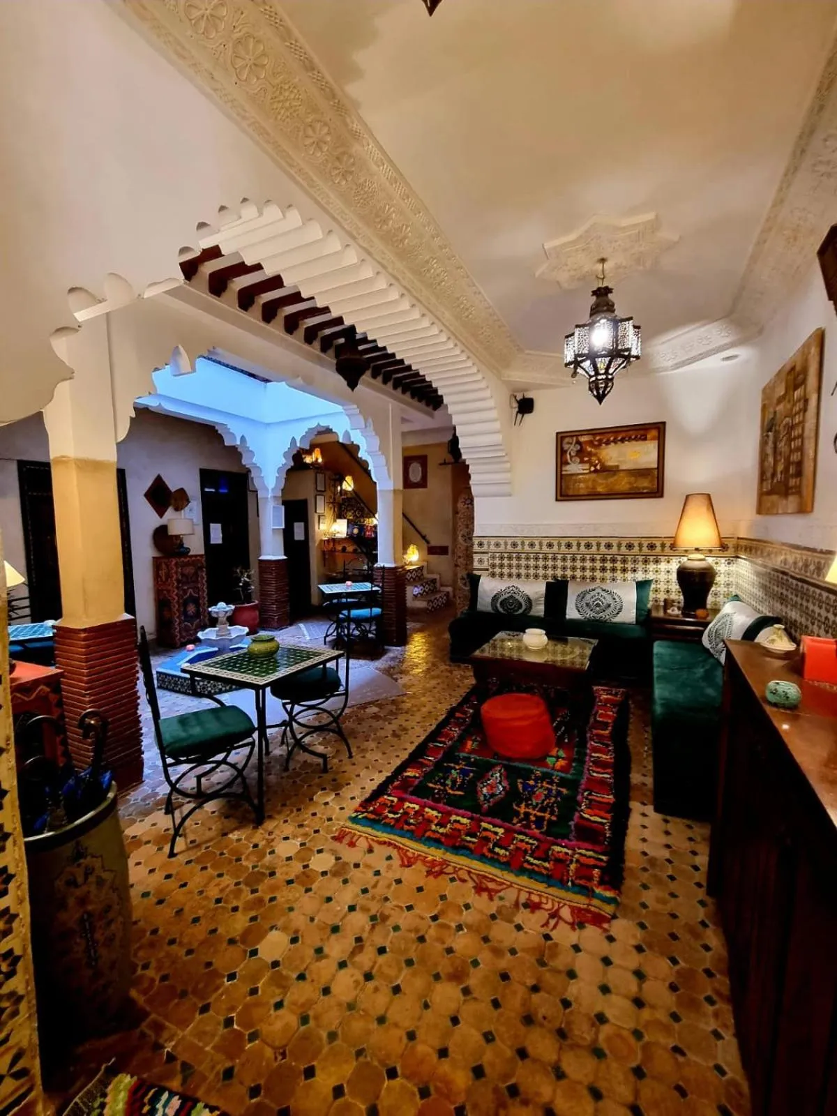 Living room in Riad Andalla