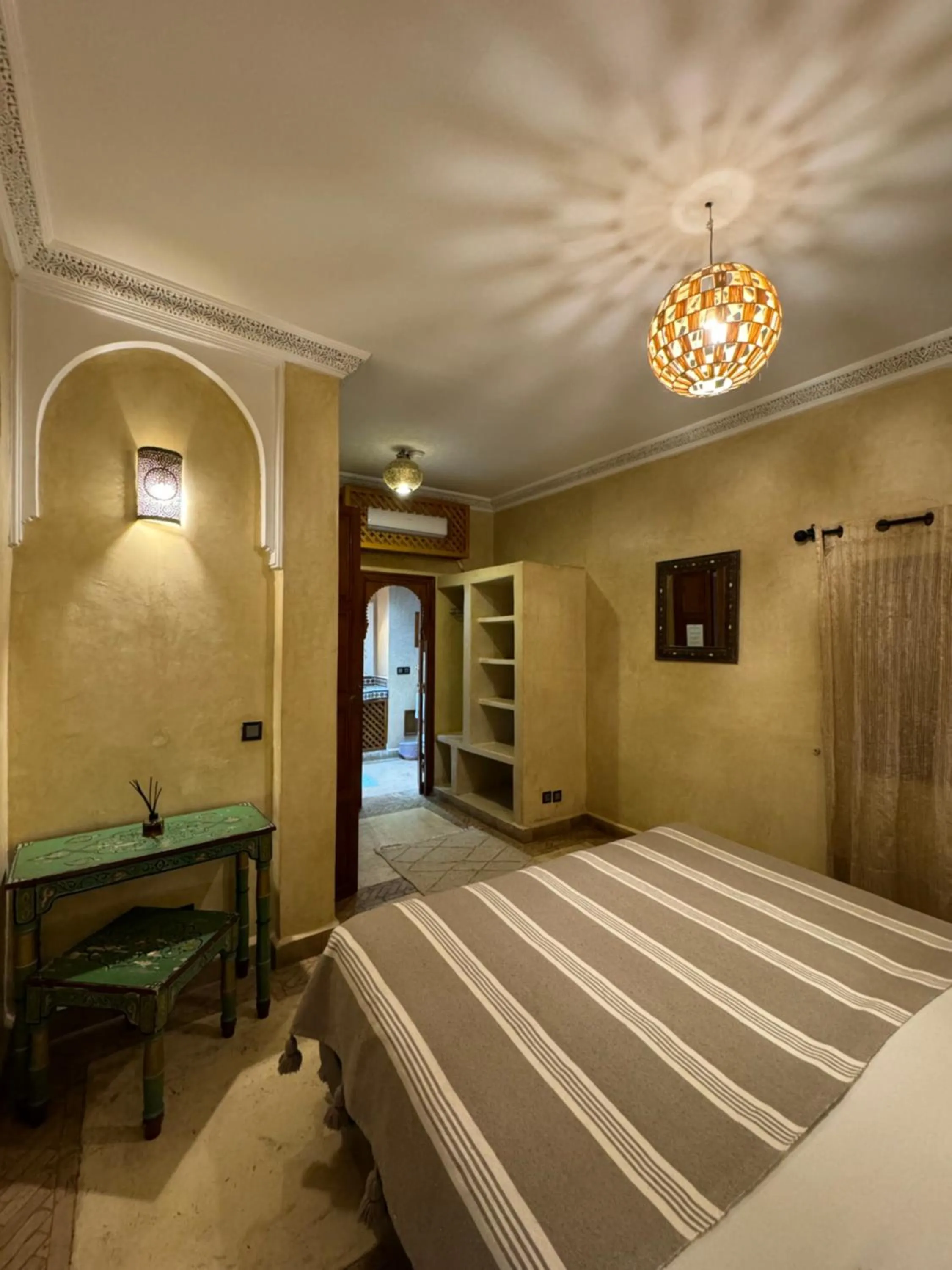 Decorative detail, Bed in Riad Andalla