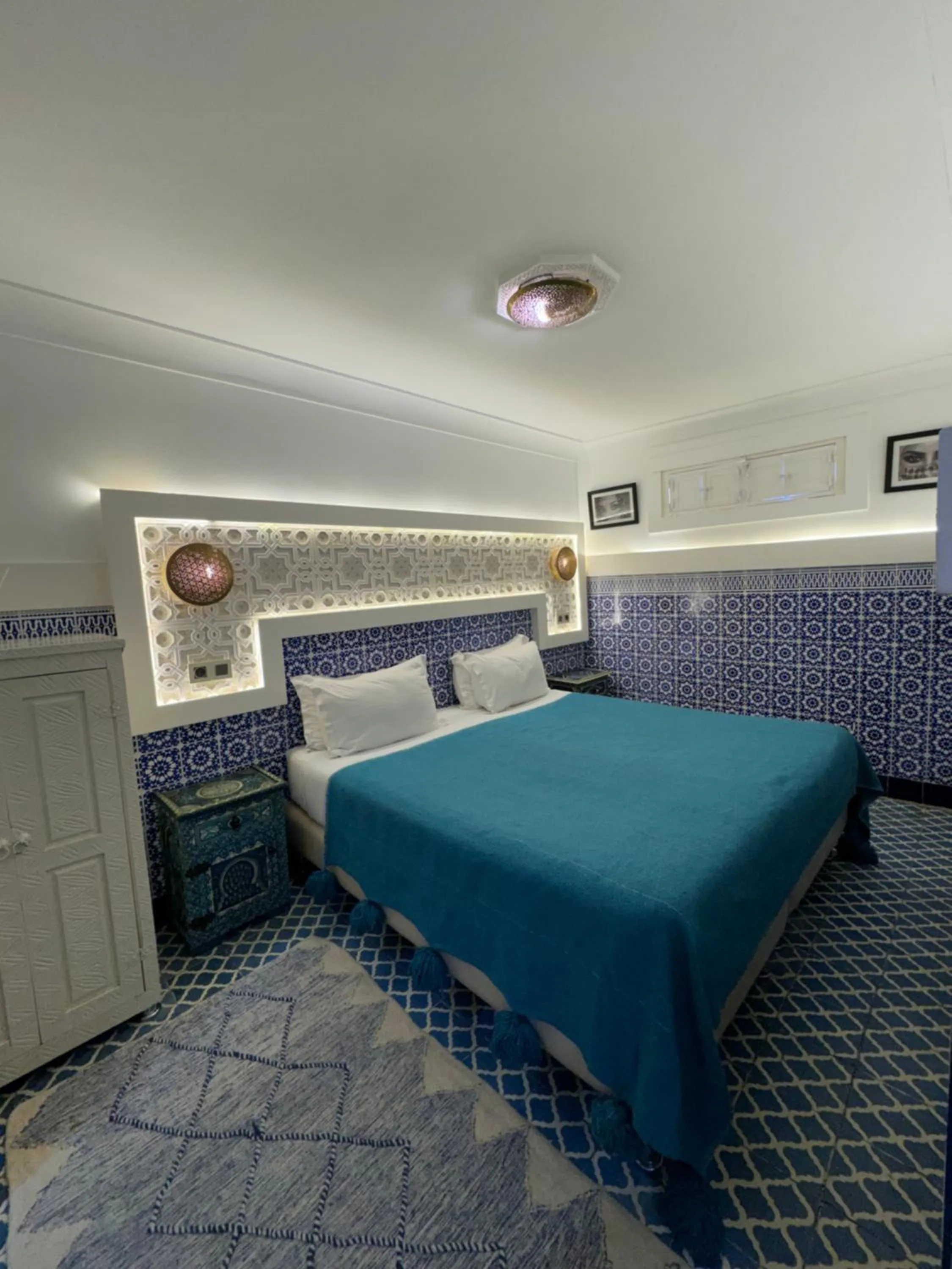 Bed in Riad Andalla
