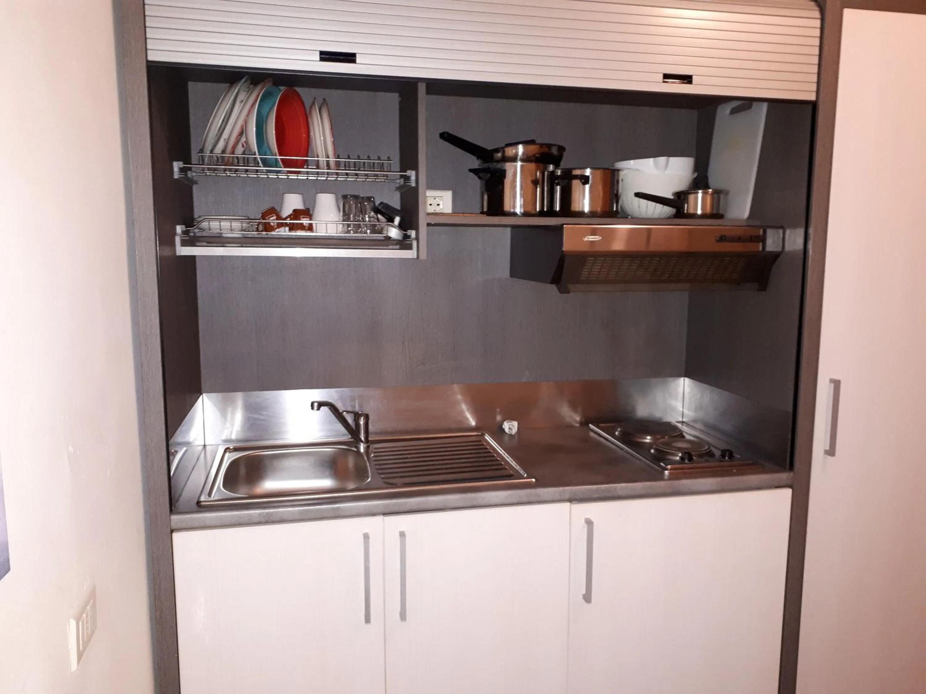 Kitchen or kitchenette in Hotel Ottavia