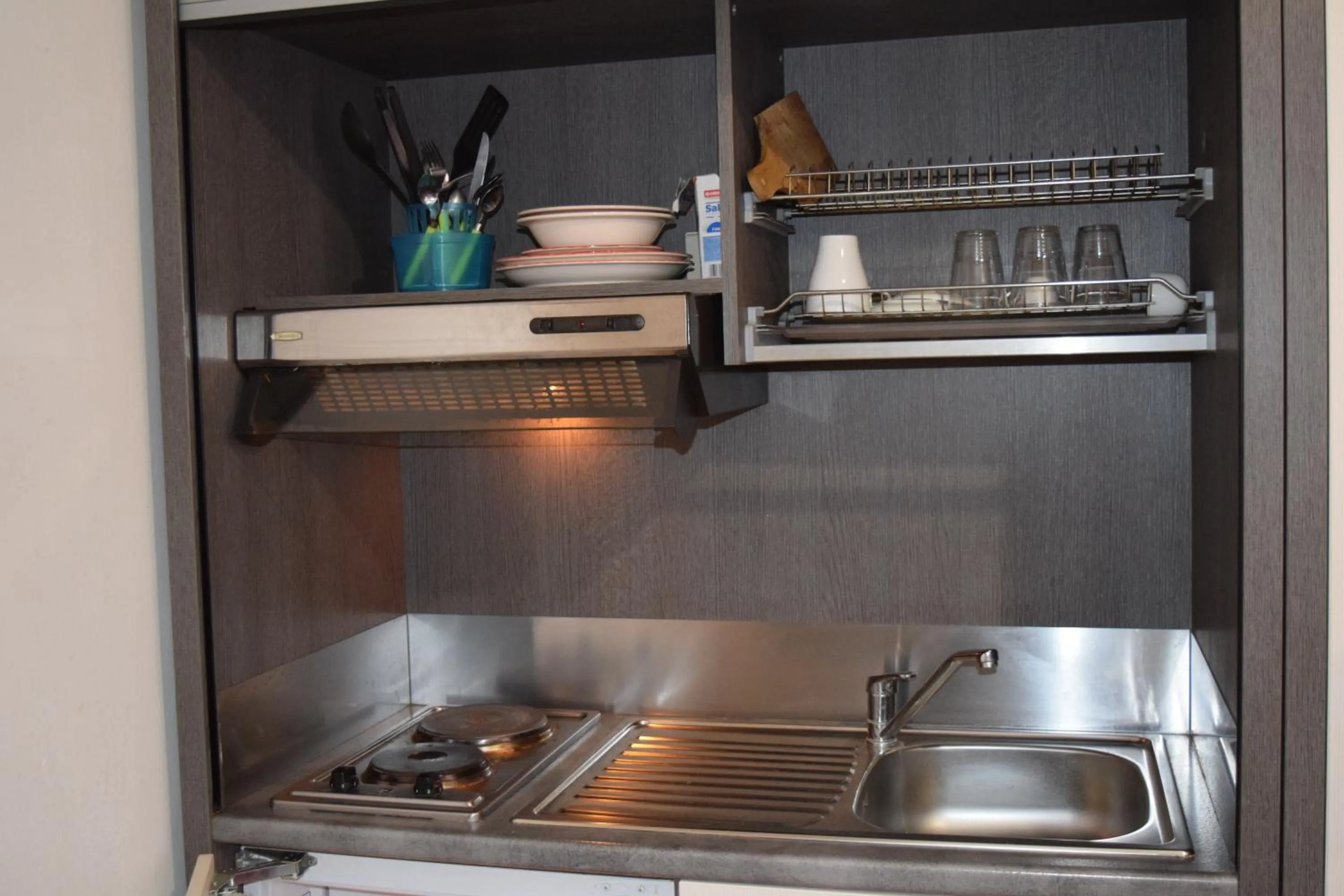 Kitchen or kitchenette in Hotel Ottavia