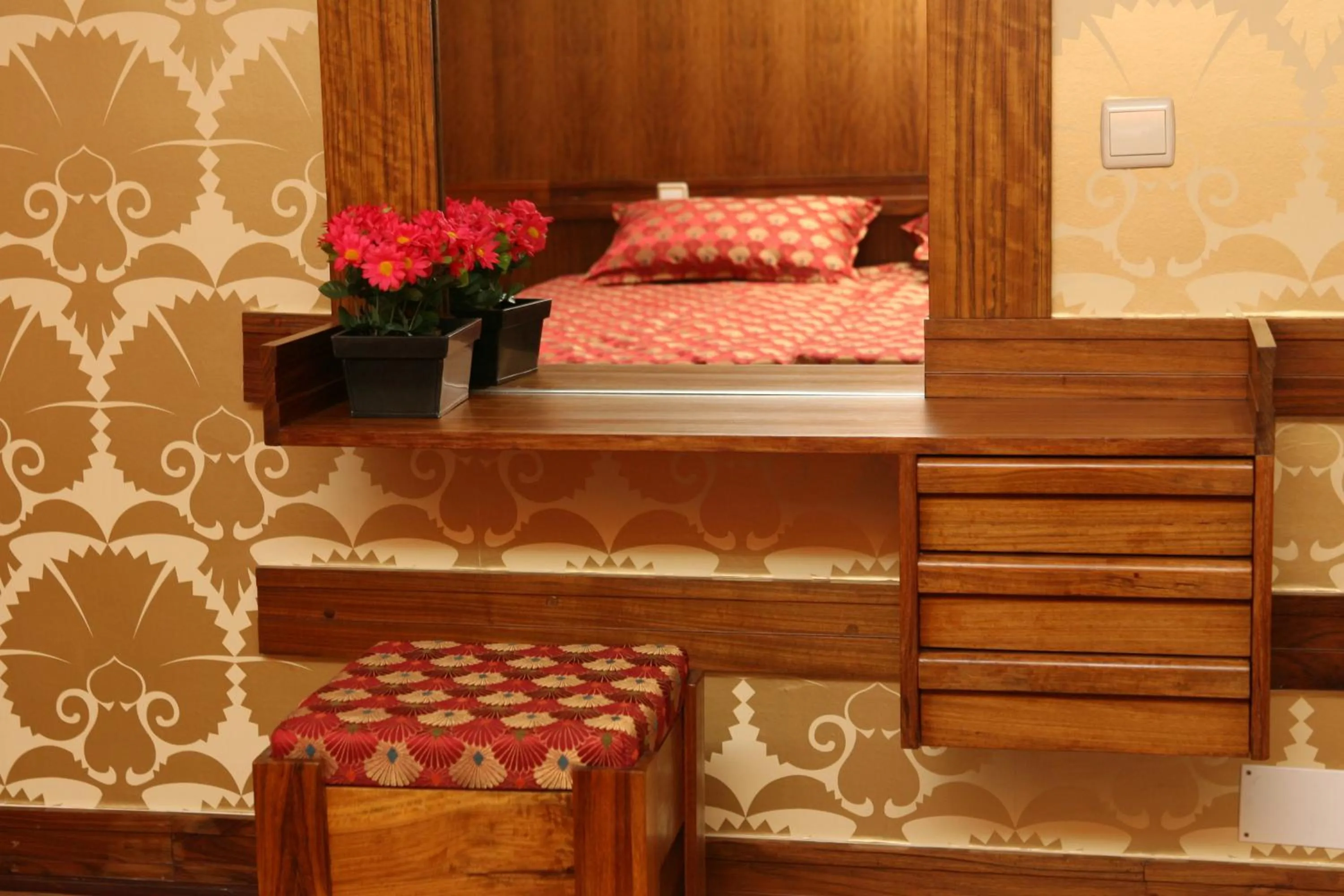 Seating area, Bed in Hotel Catedral