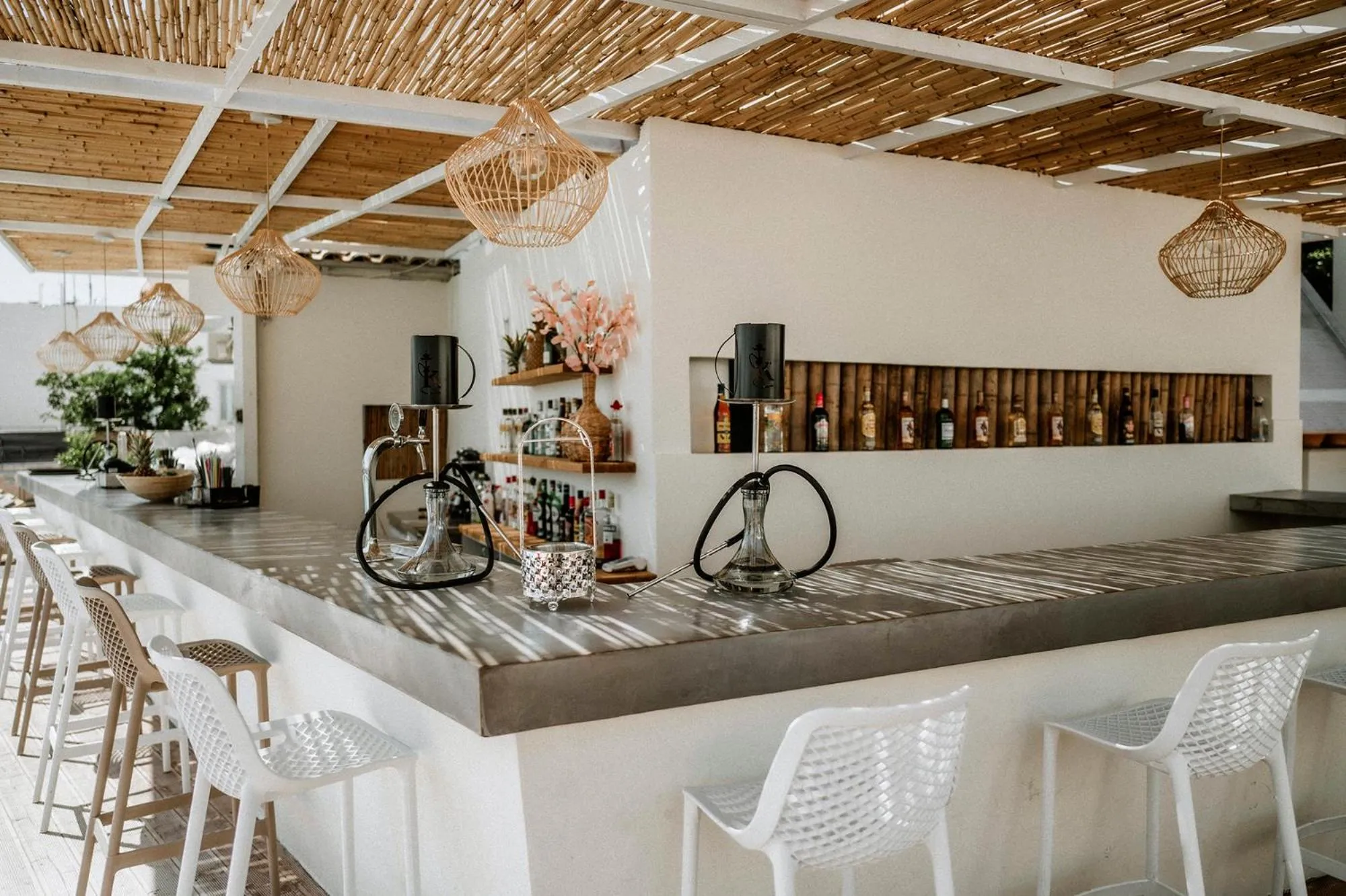 Lounge or bar in Trabukos Beach Complex