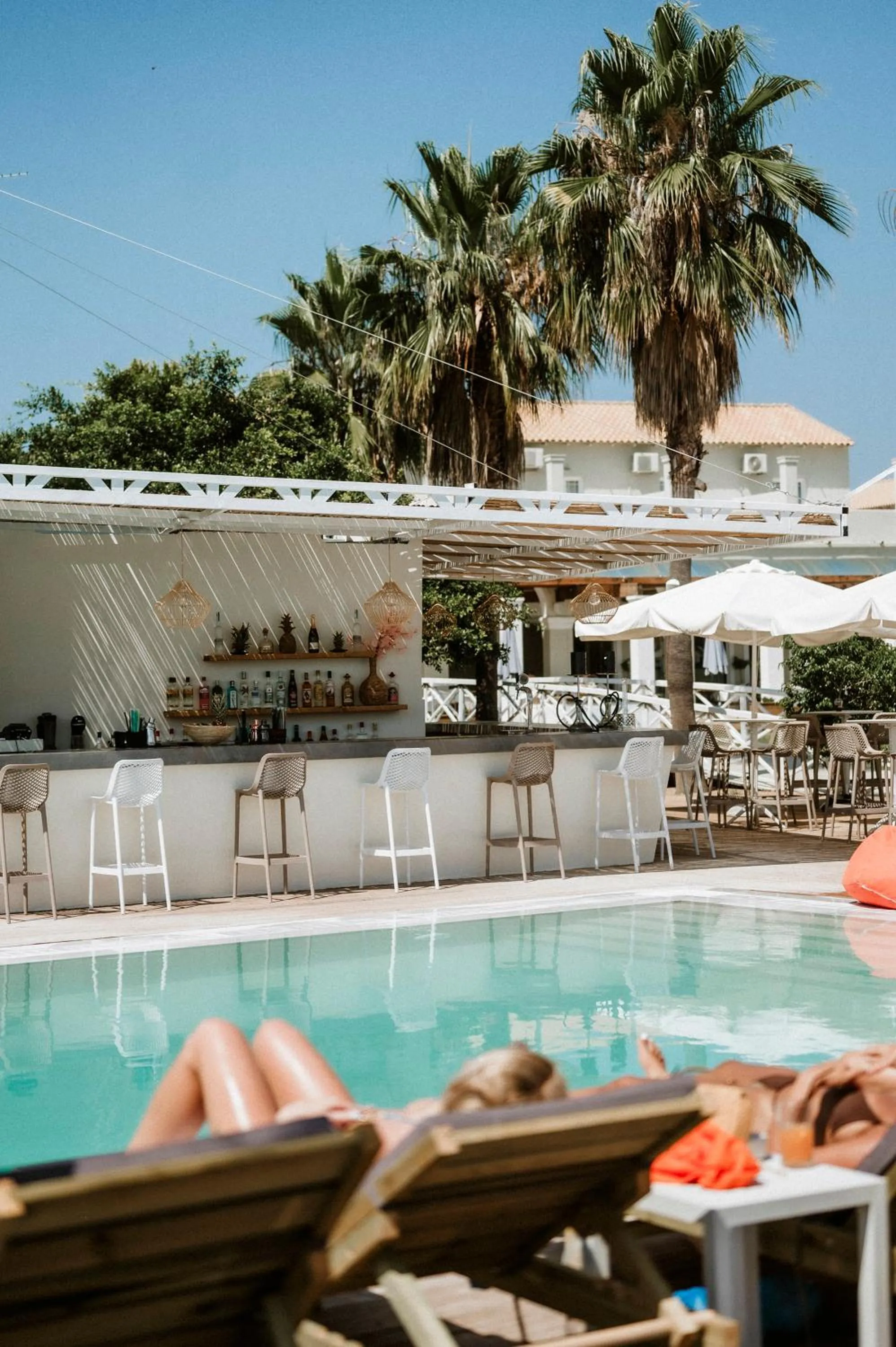 Pool view in Trabukos Beach Complex