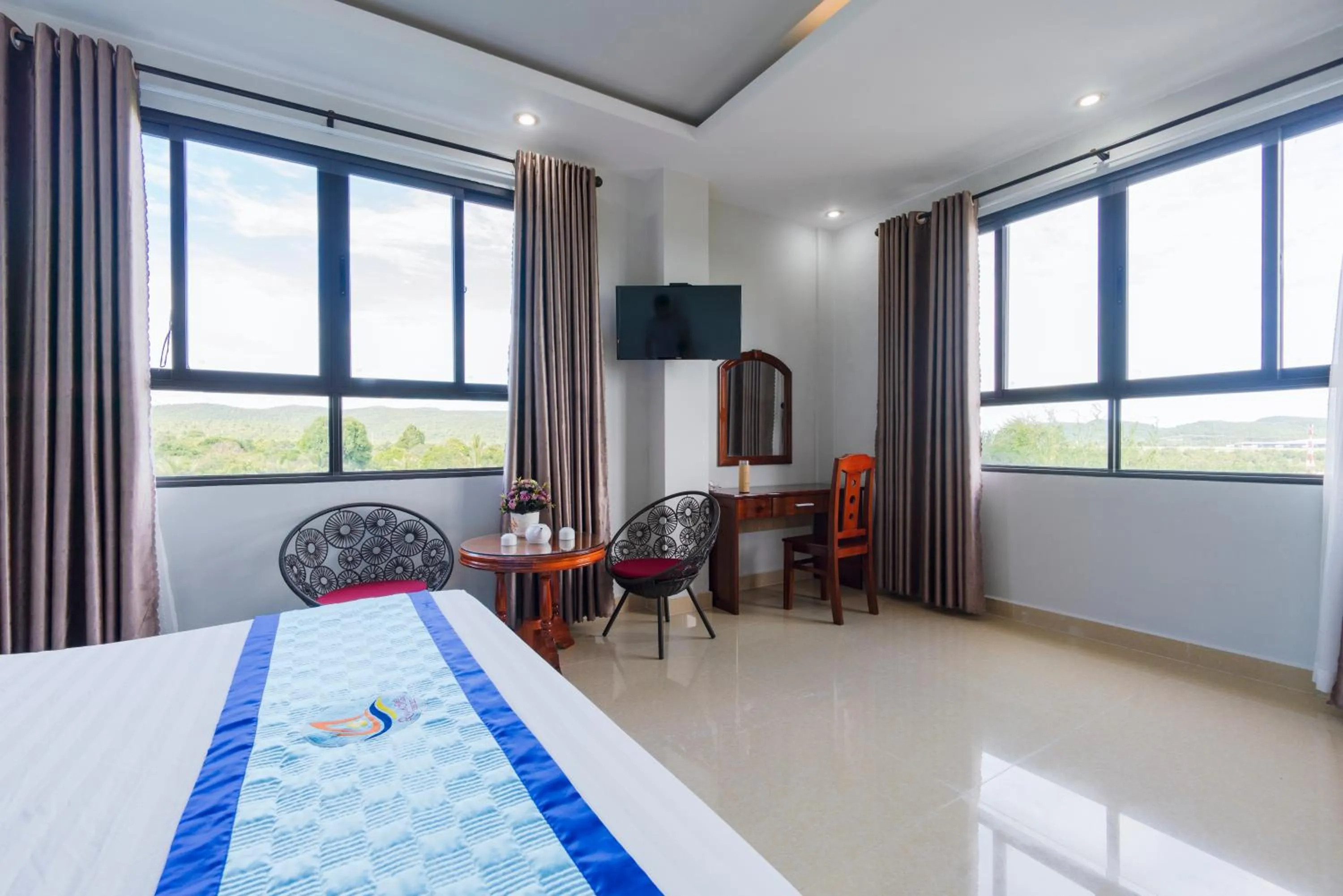 Bed in Quynh Mai Resort