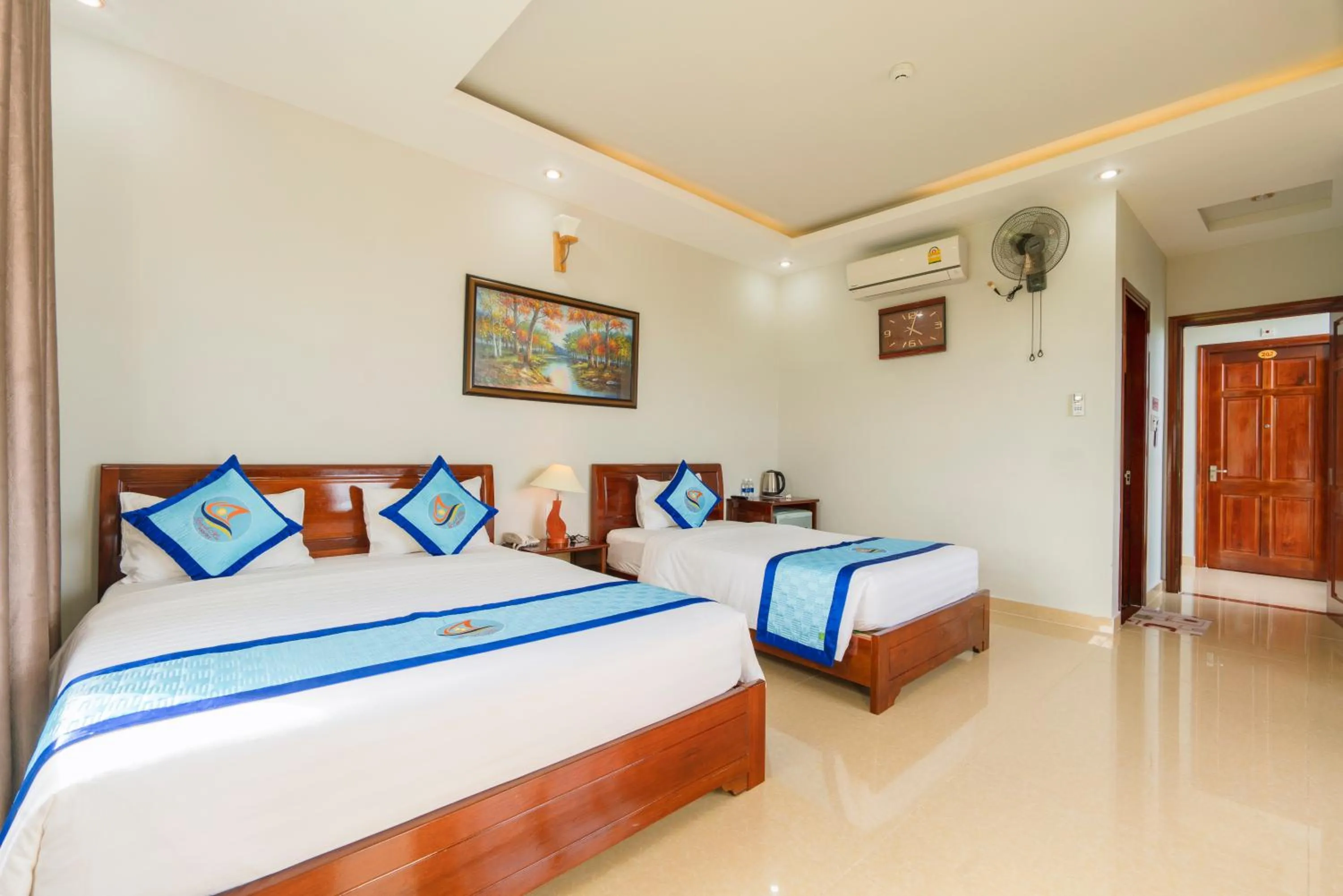Bed in Quynh Mai Resort