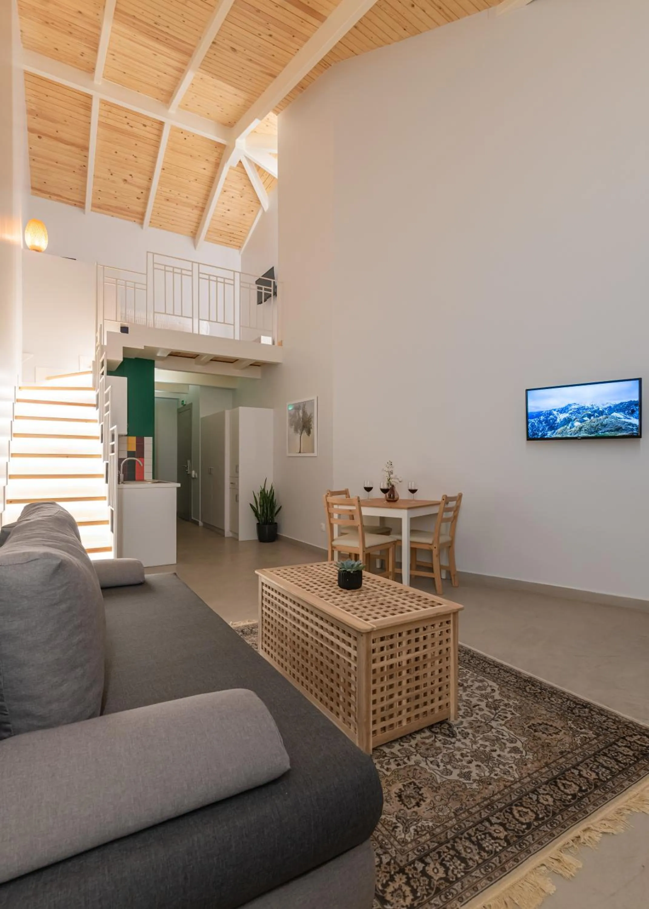 Living room in Ether Loft Suites