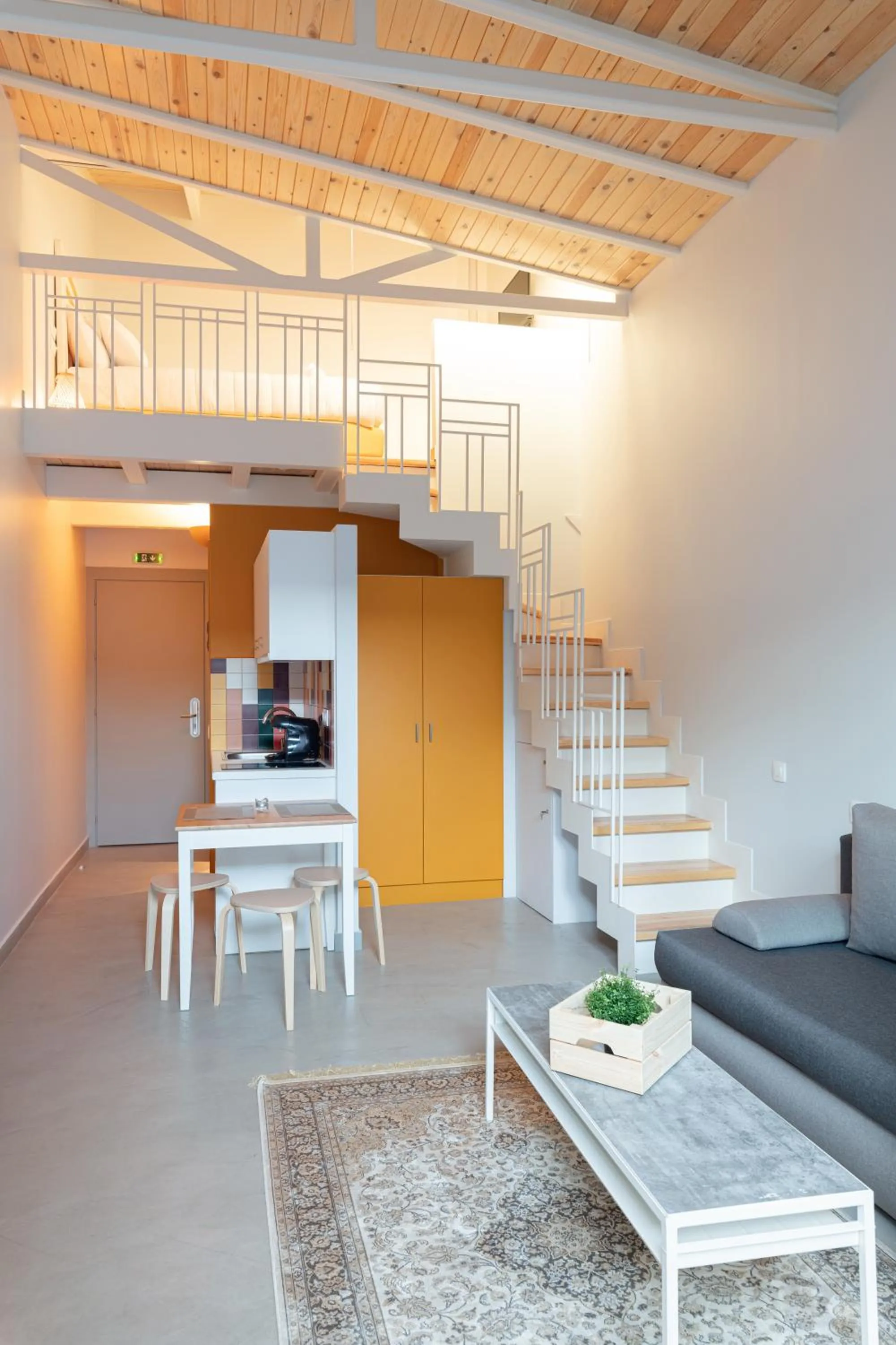 Library in Ether Loft Suites