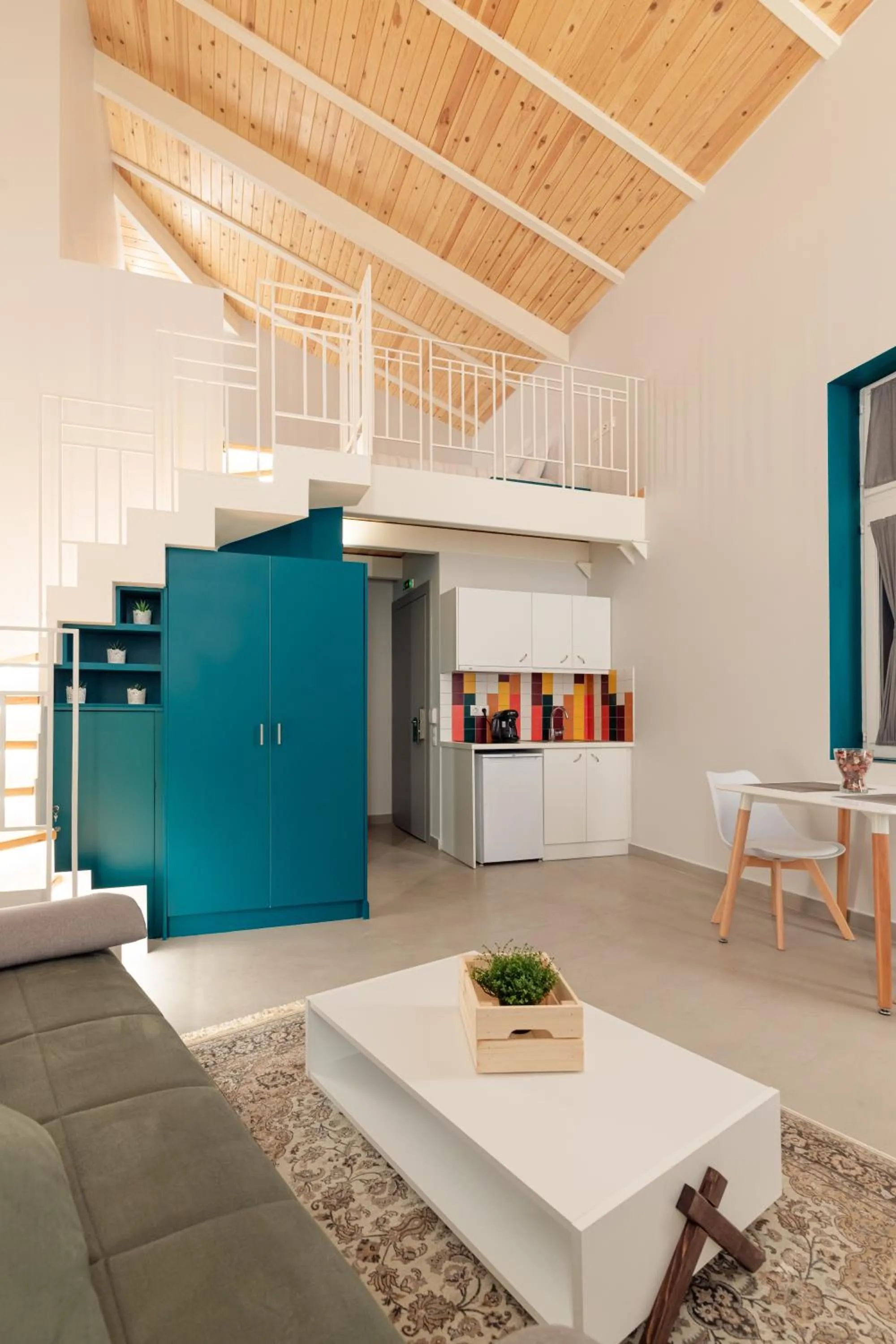 Living room in Ether Loft Suites