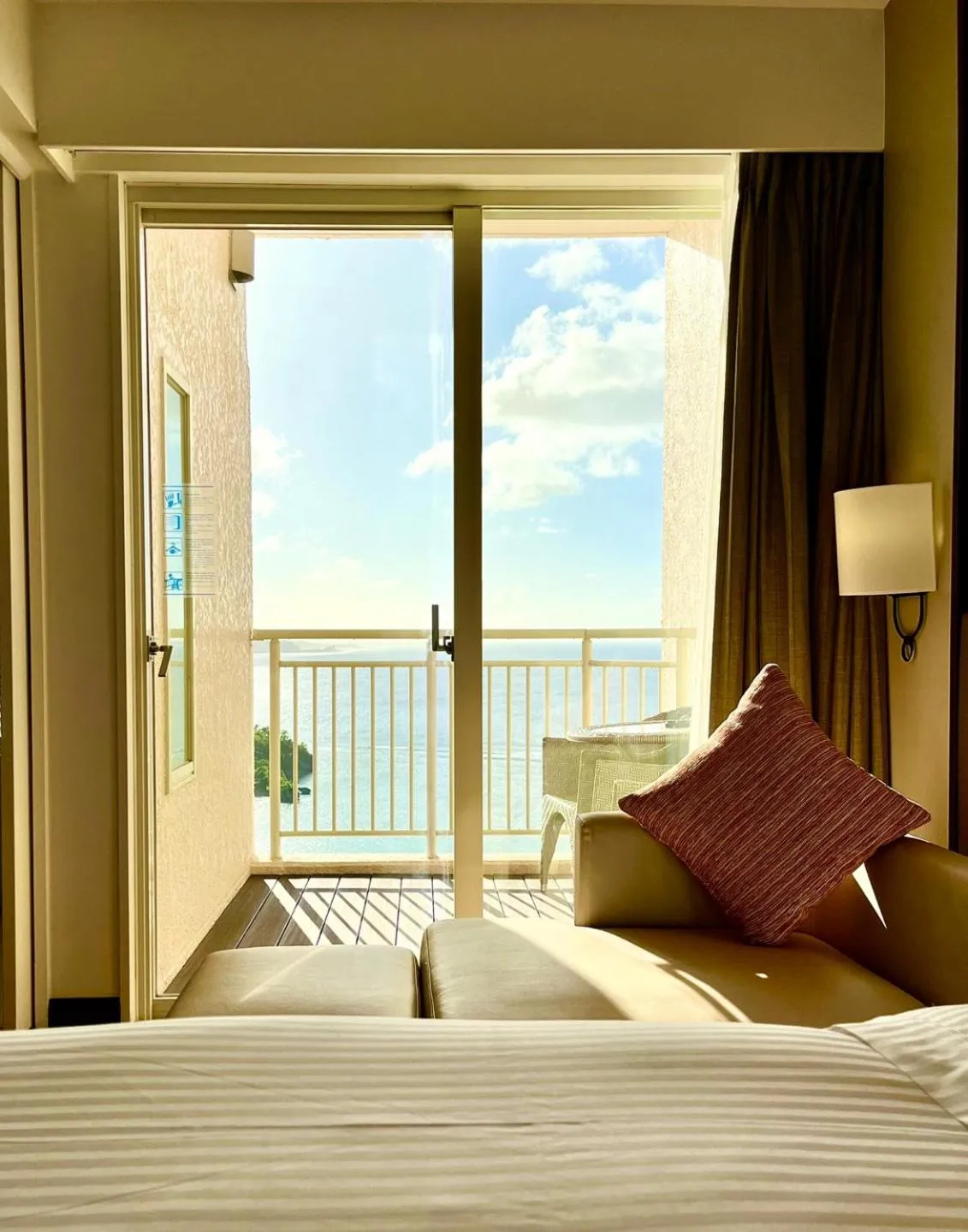 View (from property/room), Bed in Hoshino Resorts RISONARE Guam