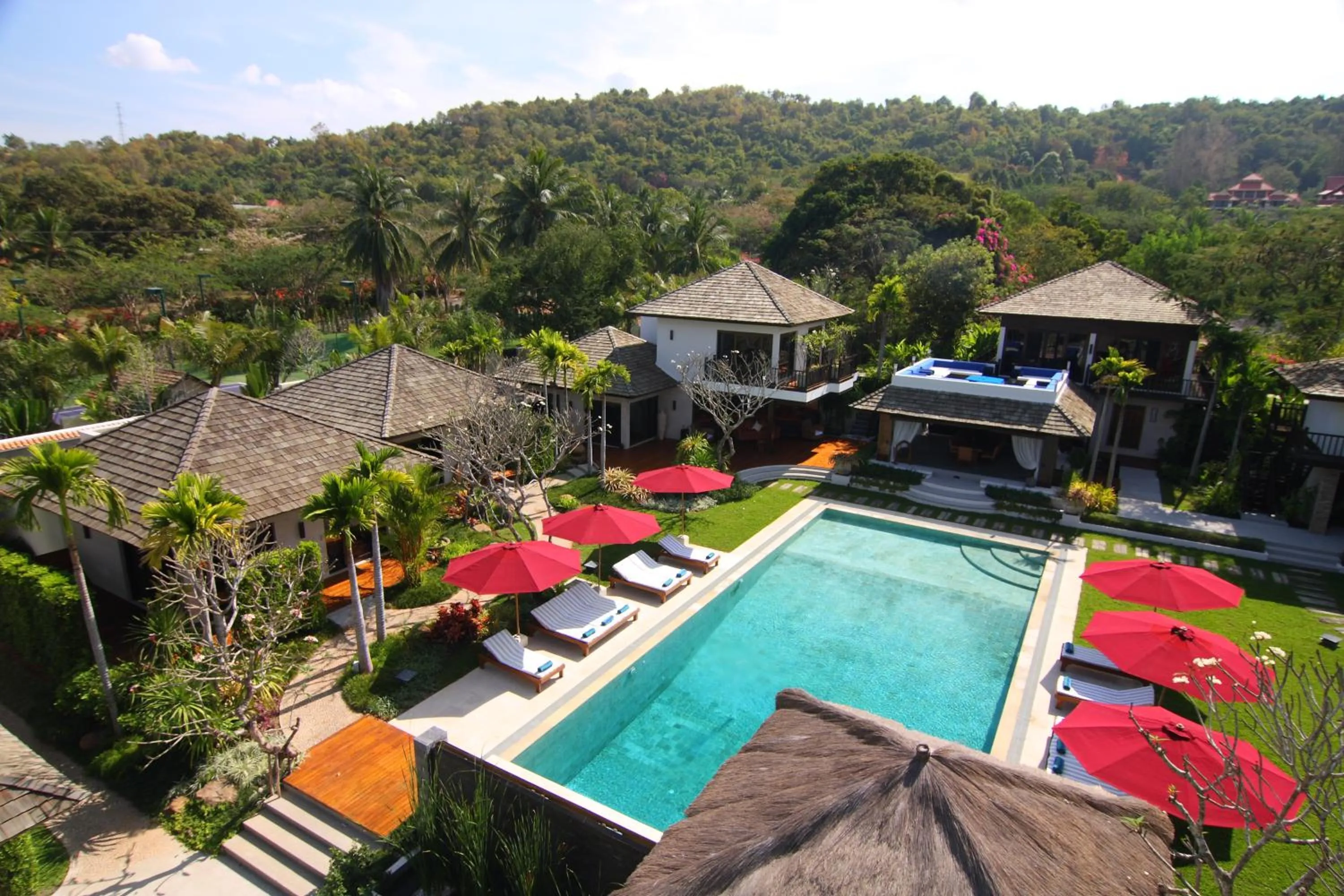 Pool view in Tamarind Exclusive Villa