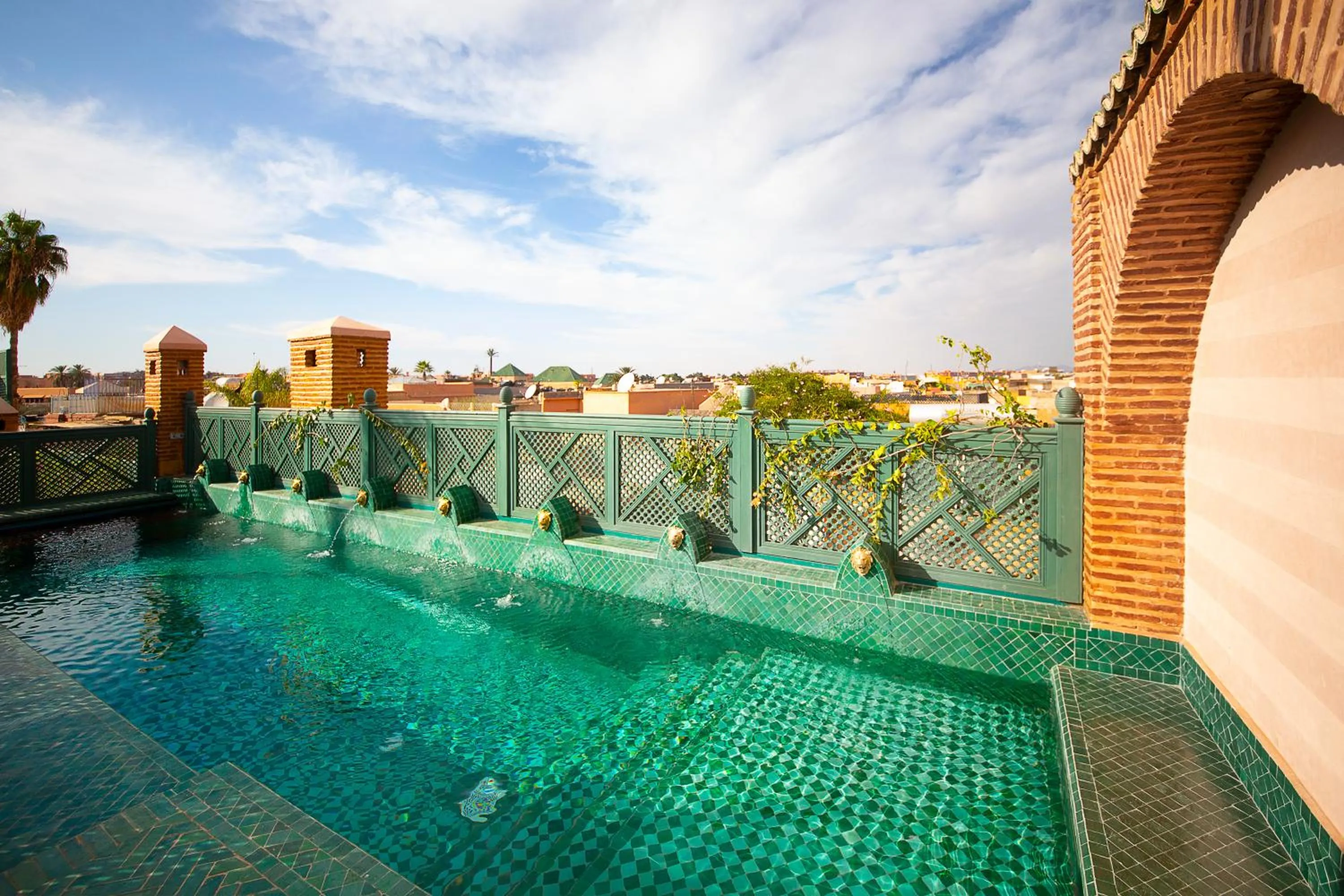 Pool view in Elegancia Riad Boutique & SPA