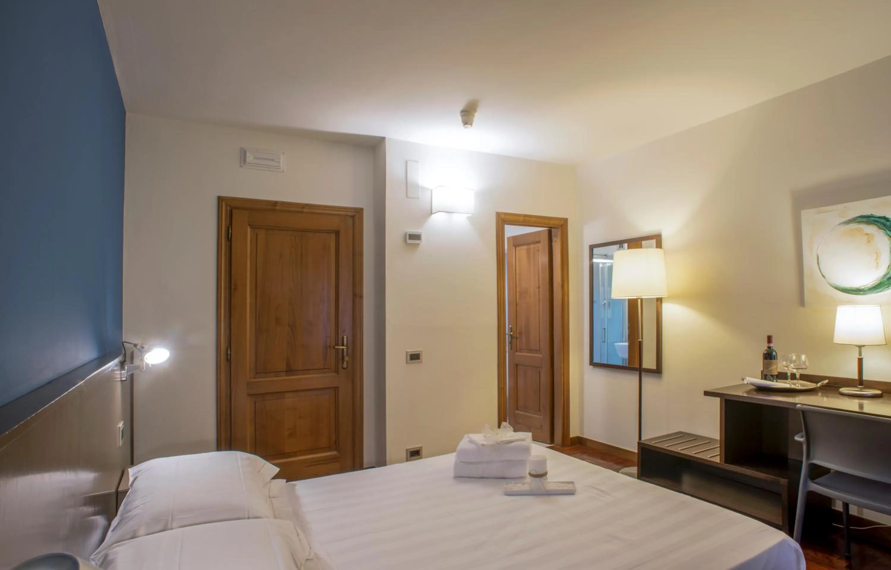 Photo of the whole room, Bed in Locanda Giustini